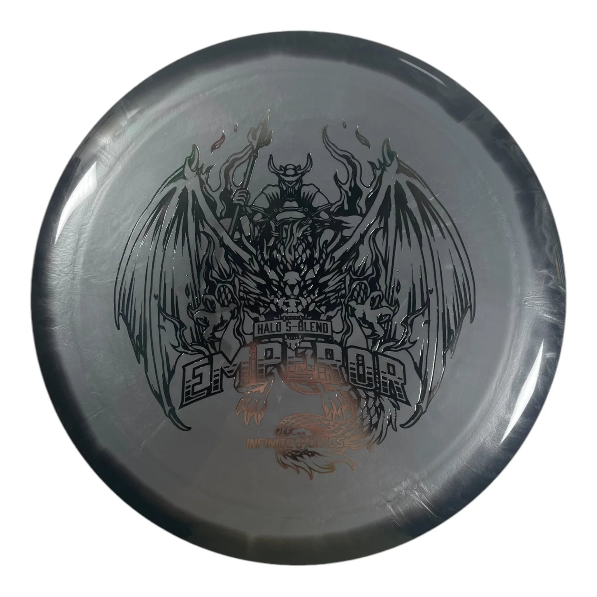 Infinite Discs Emperor | Halo S - blend | Grey/Silver 173g Disc Golf