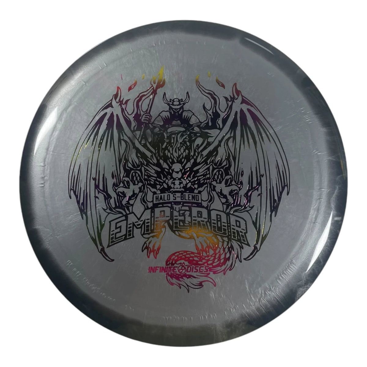 Infinite Discs Emperor | Halo S - blend | Grey/Sunset 173g Disc Golf
