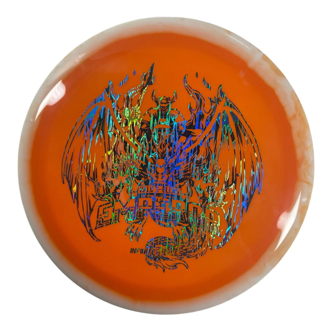 Infinite Discs Emperor | Halo S - blend | Orange/Blue 175g Disc Golf