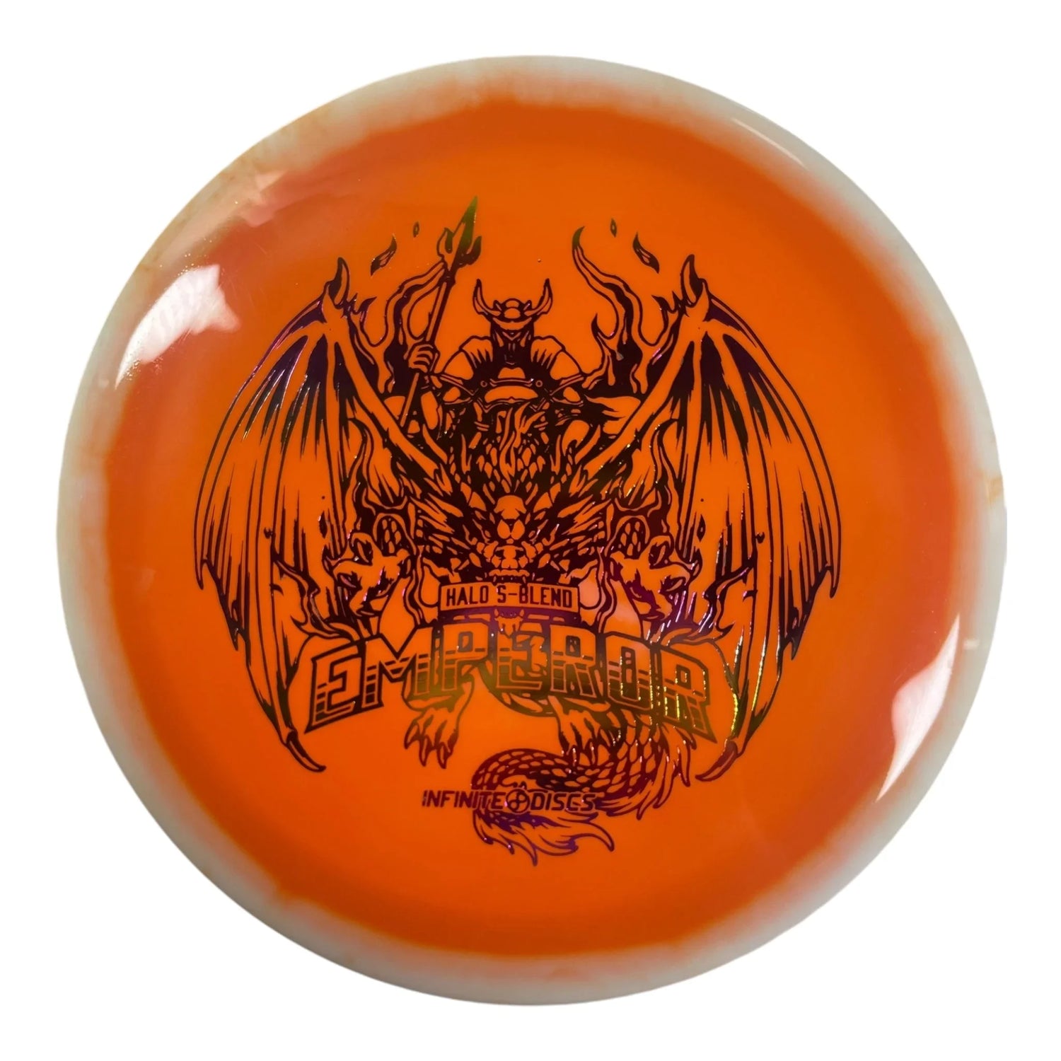 Infinite Discs Emperor | Halo S - blend | Orange/Sunset 174g Disc Golf