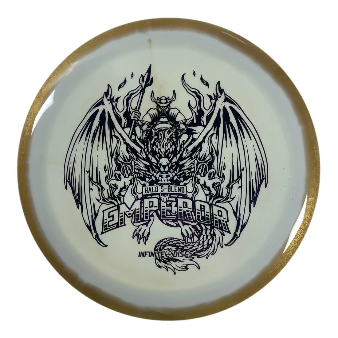 Infinite Discs Emperor | Halo S - Blend | White/Purple 170g Disc Golf
