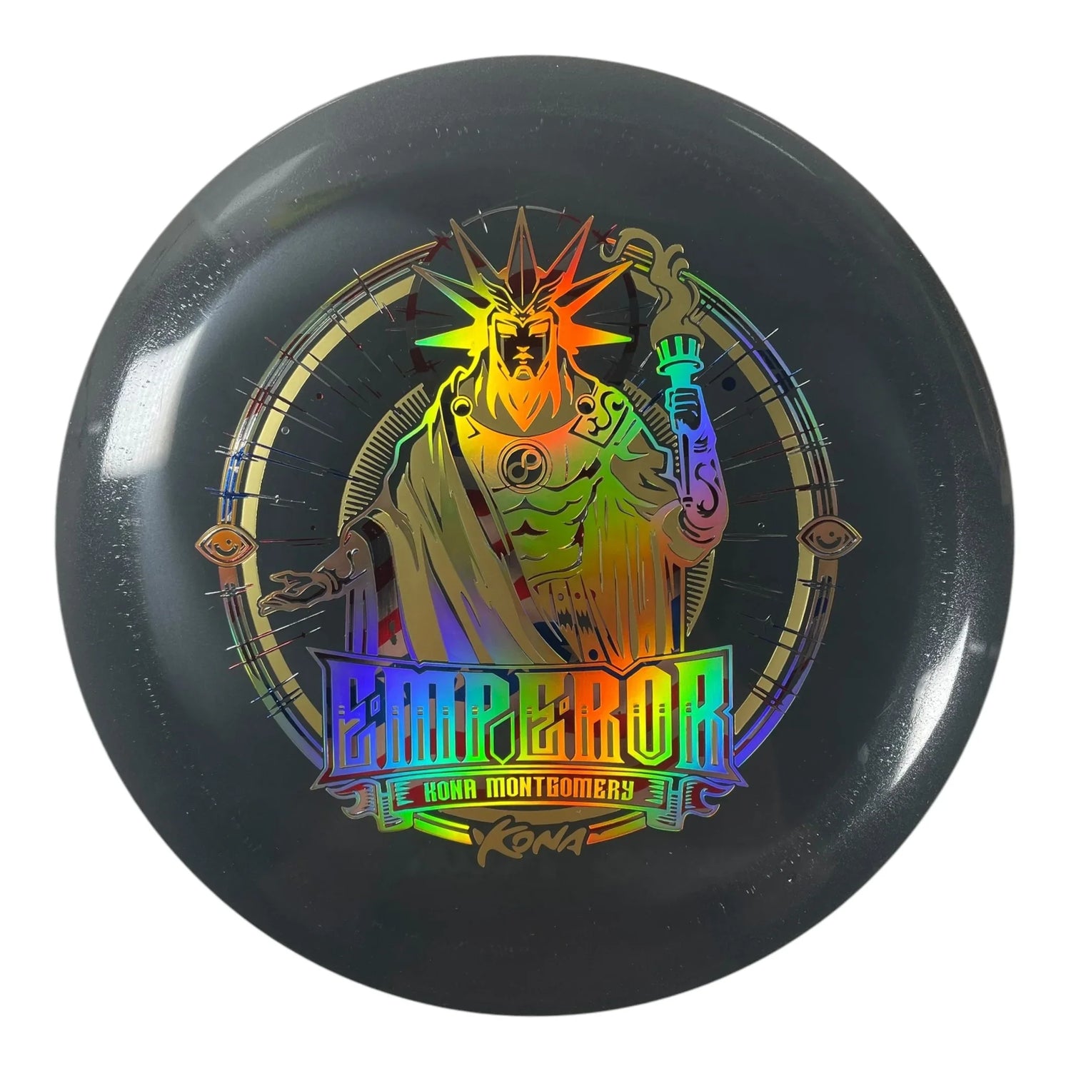 Infinite Discs Emperor | I-Blend | Black/USA 169g (Kona Montgomery) Disc Golf