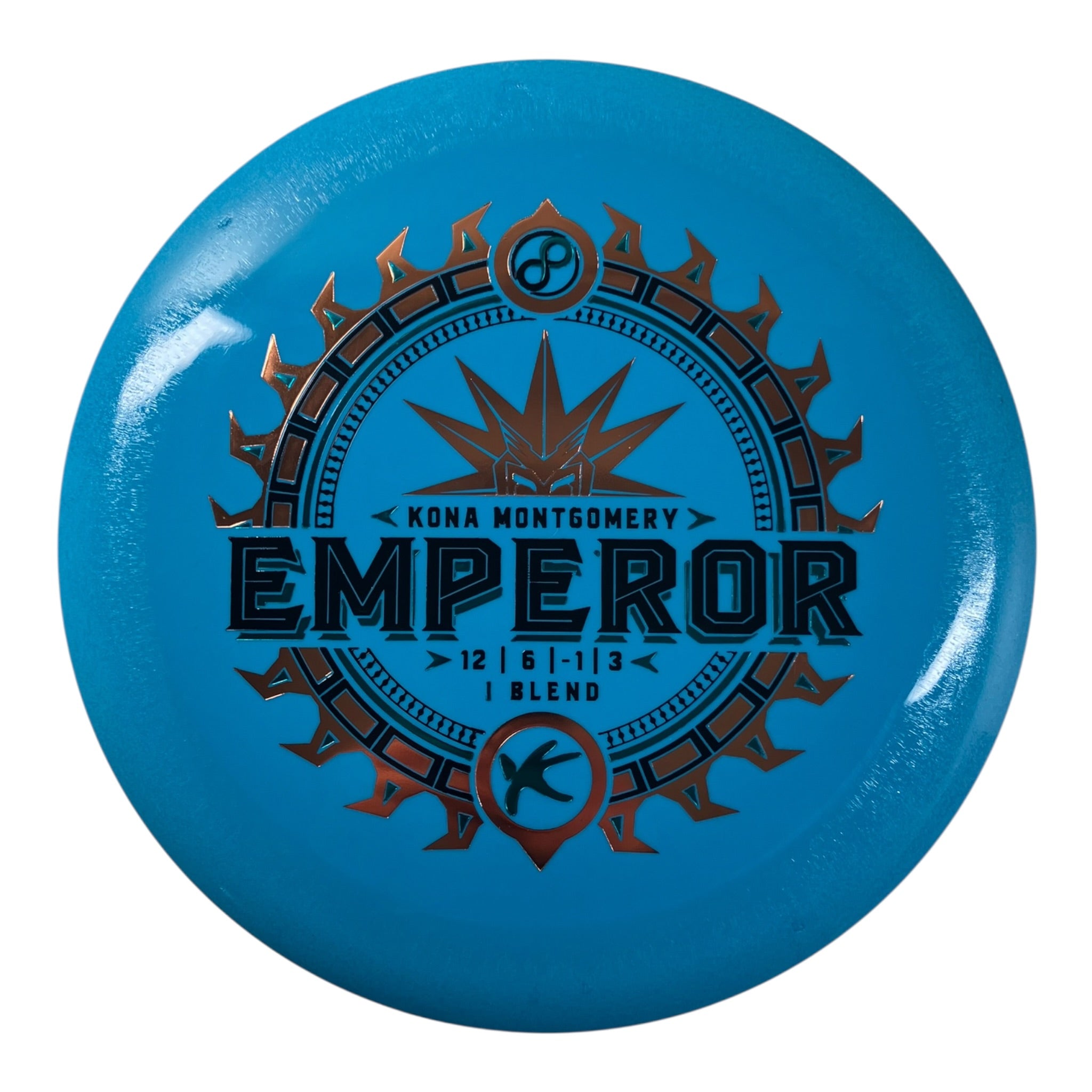 Infinite Discs Emperor | I-Blend | Blue/Gold 162-163g (Kona Montgomery) Disc Golf