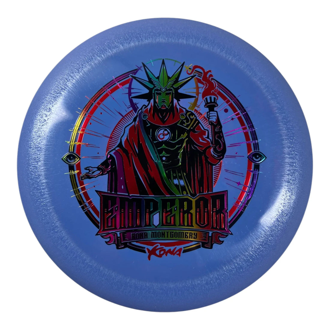 Infinite Discs Emperor | I-Blend | Blue/Rainbow 158g (Kona Montgomery) Disc Golf