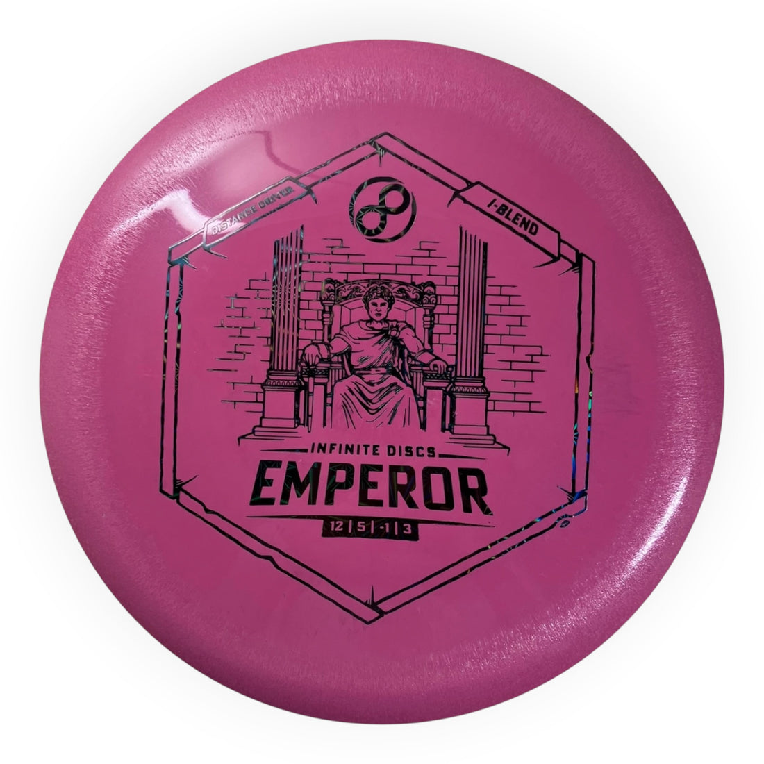 Infinite Discs Emperor | I-Blend | Pink/Black 171g Disc Golf