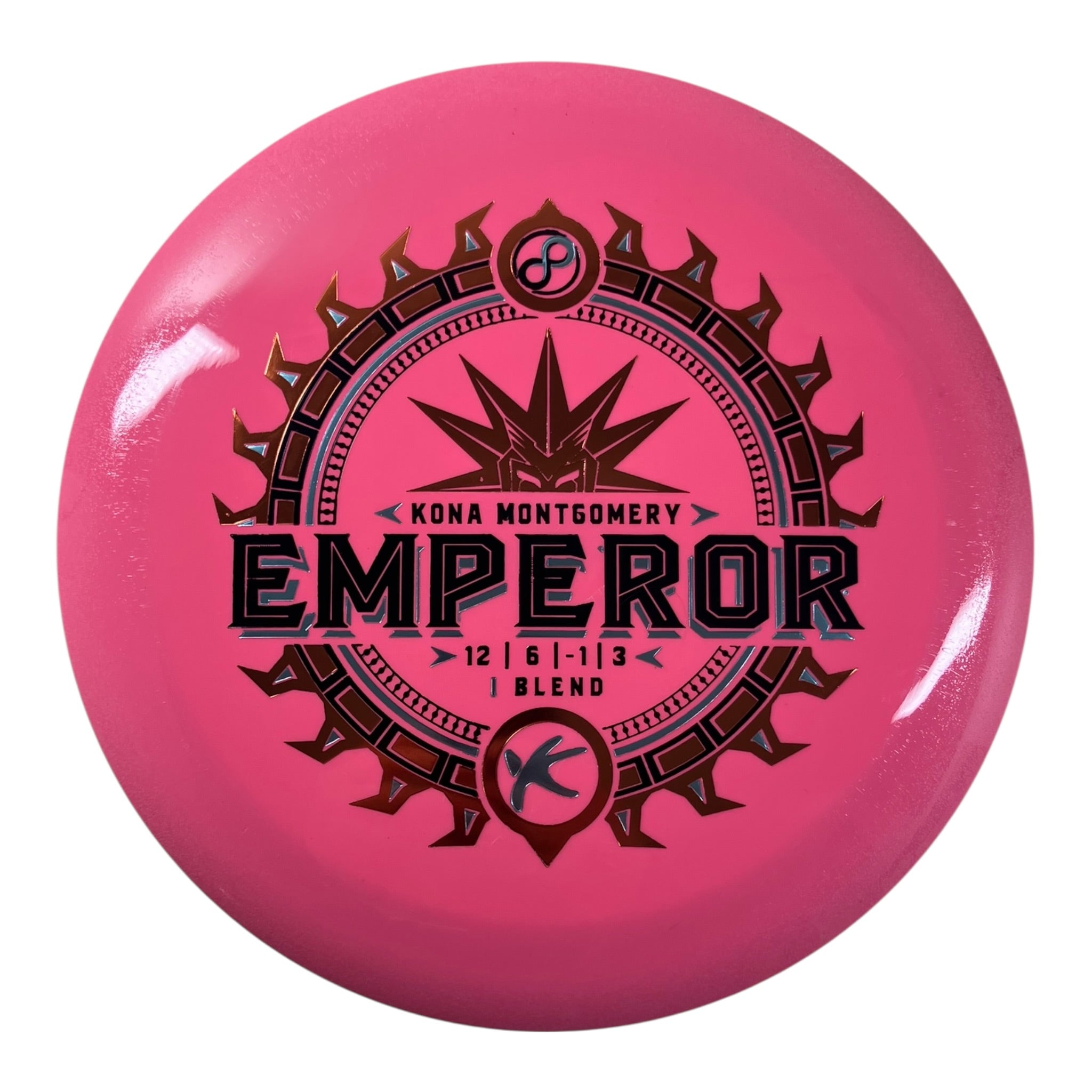 Infinite Discs Emperor | I-Blend | Pink/Gold 159-163g (Kona Montgomery) Disc Golf