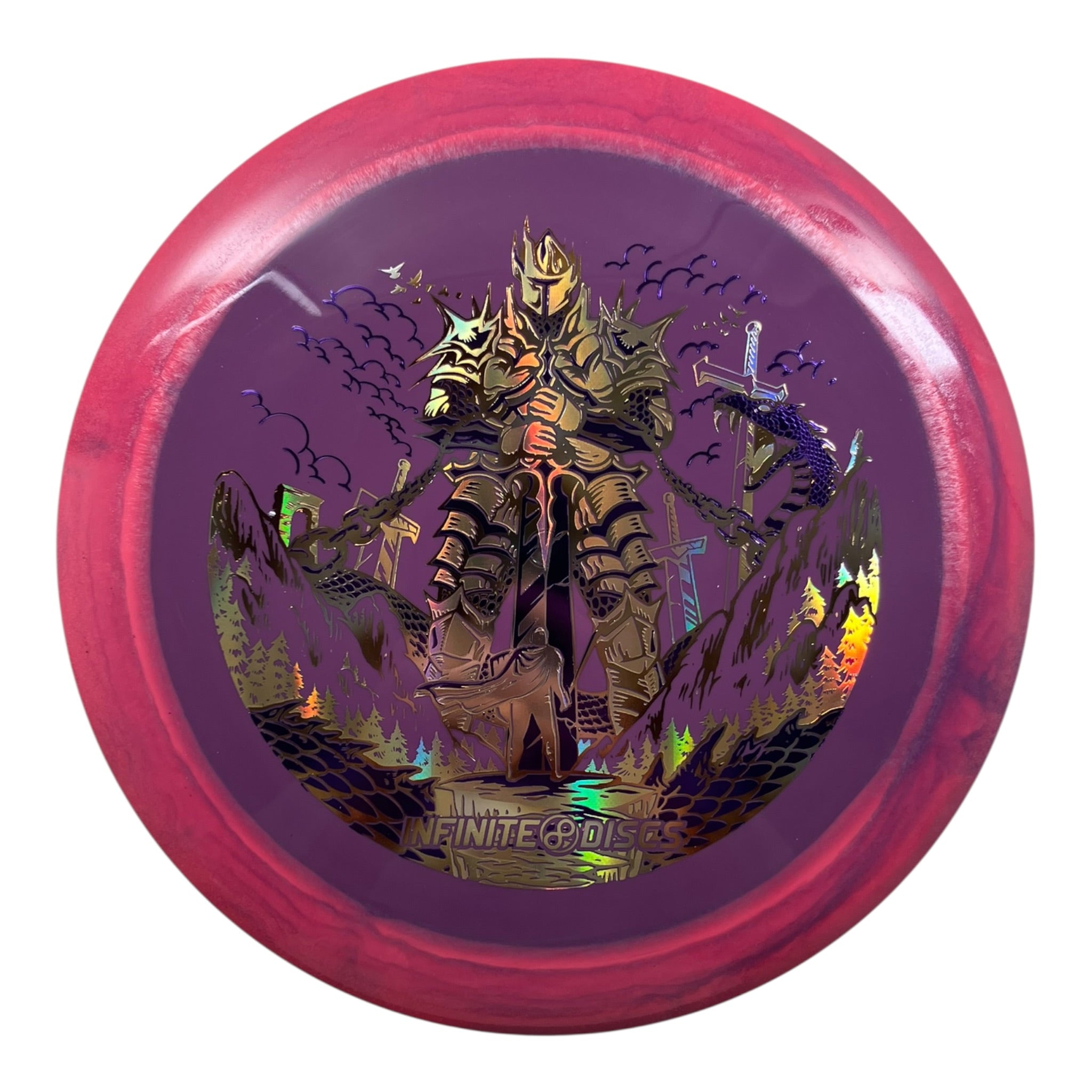 Infinite Discs Emperor | I-blend | Pink/Gold 164g (Special Edition) Disc Golf