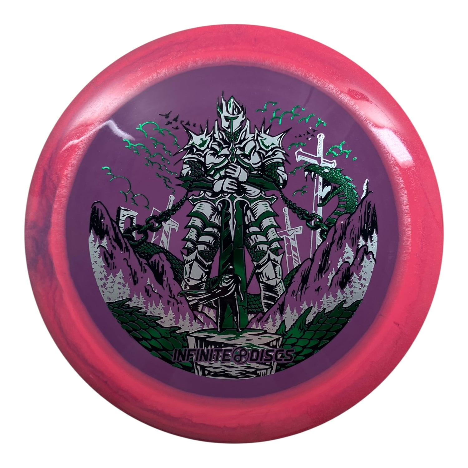 Infinite Discs Emperor | I-blend | Pink/Green 164g (Special Edition) Disc Golf