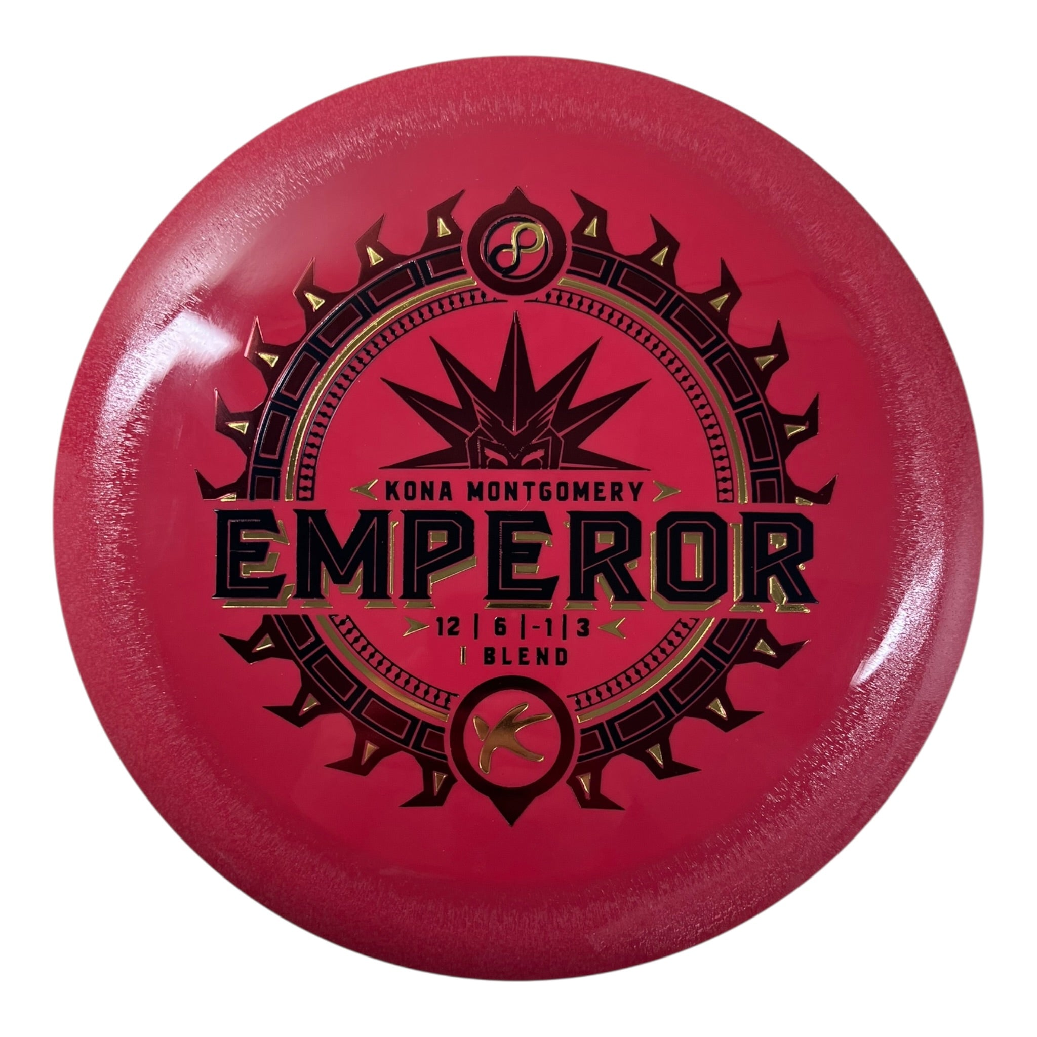 Infinite Discs Emperor | I-Blend | Red/Gold 163g (Kona Montgomery) Disc Golf
