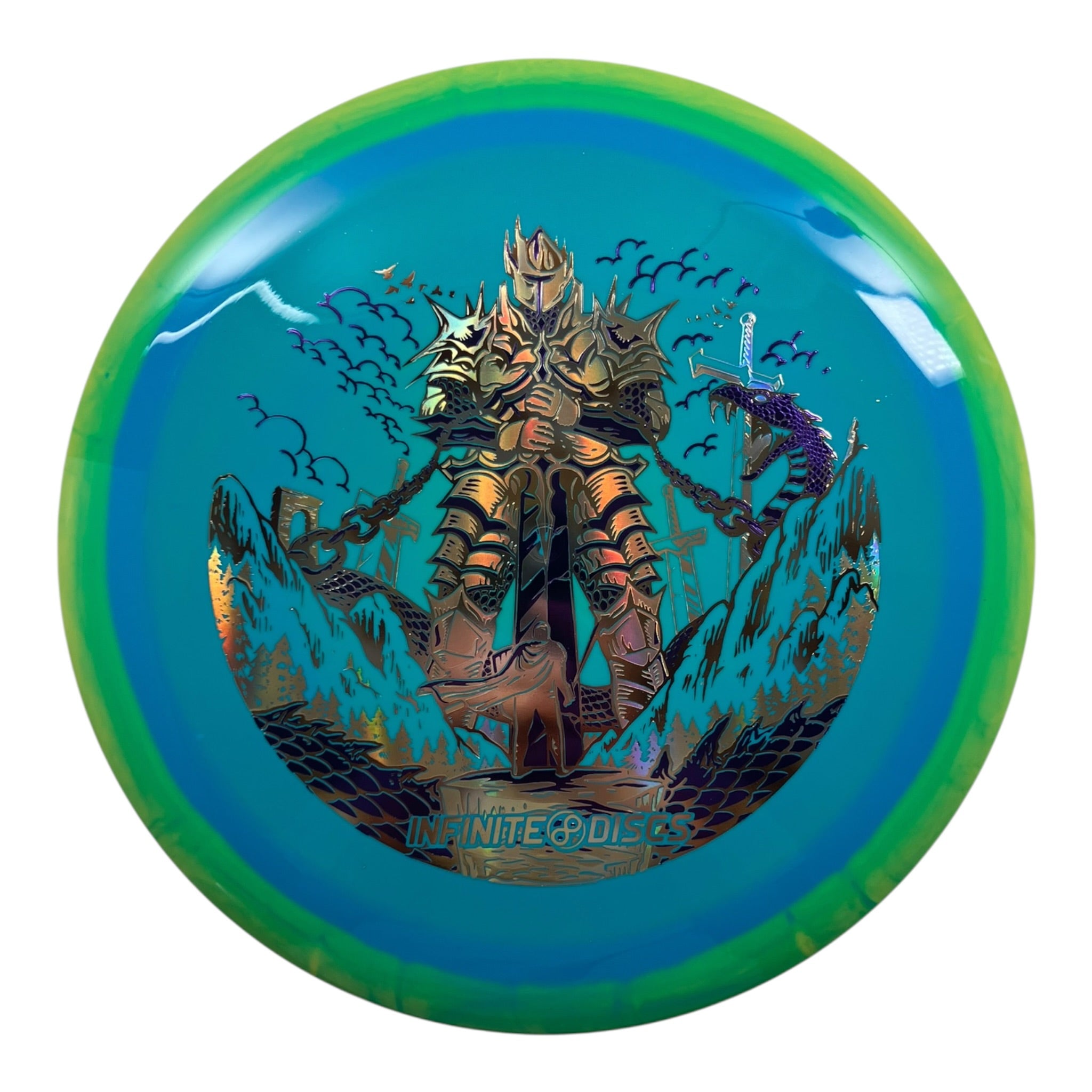 Infinite Discs Emperor | I-blend | Teal/Gold 173g (Special Edition) Disc Golf