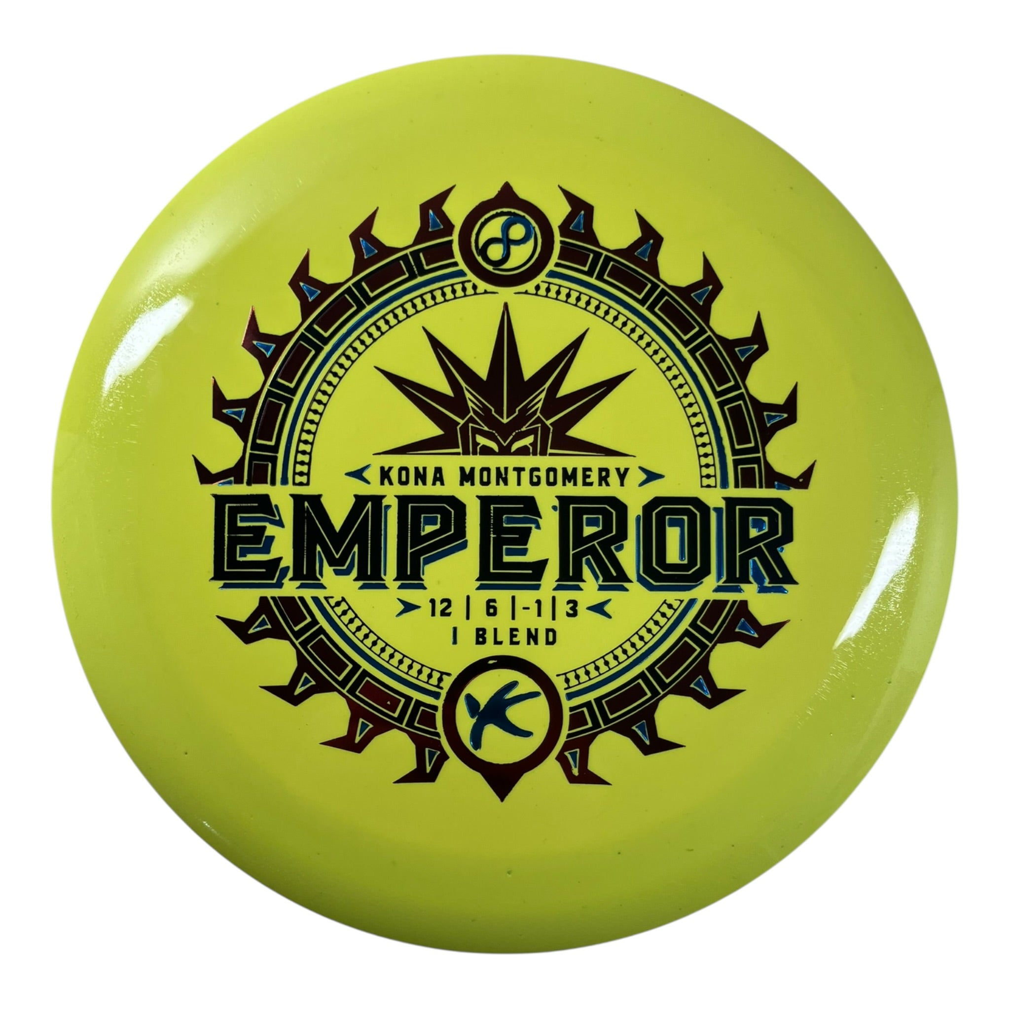 Infinite Discs Emperor | I-Blend | Yellow/Red 171-173g (Kona Montgomery) Disc Golf
