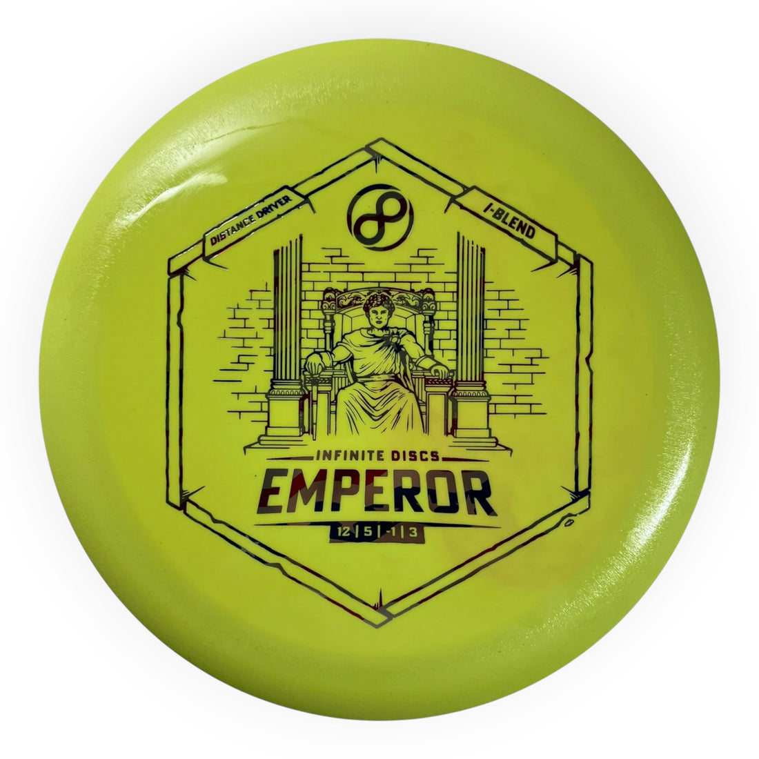 Infinite Discs Emperor | I-Blend | Yellow/USA 159g Disc Golf