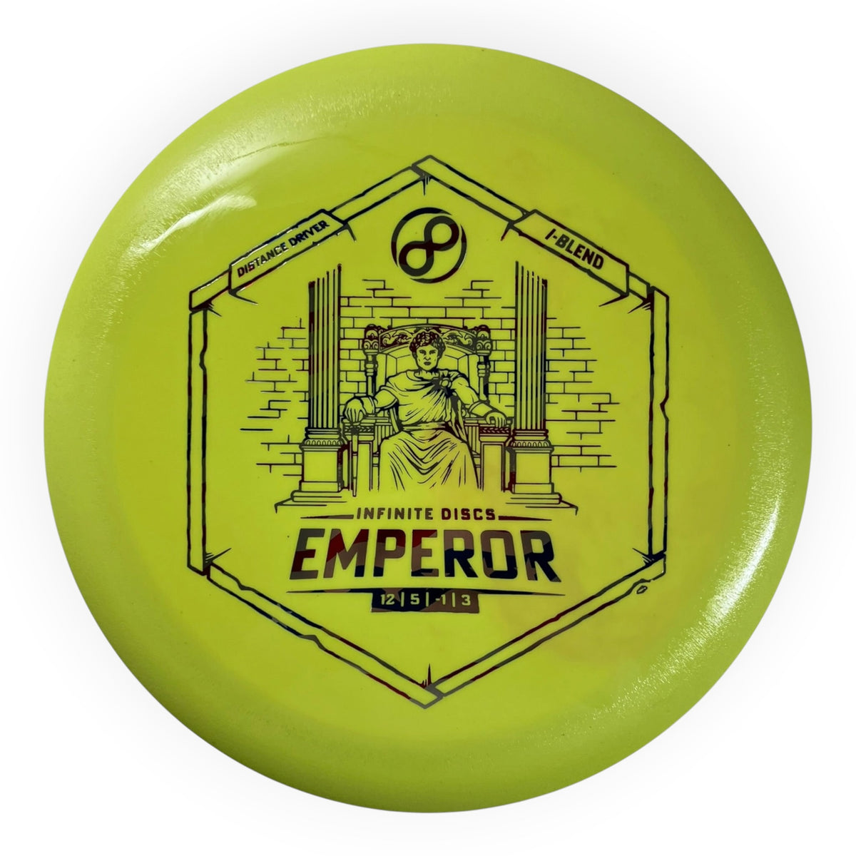 Infinite Discs Emperor | I-Blend | Yellow/USA 159g Disc Golf