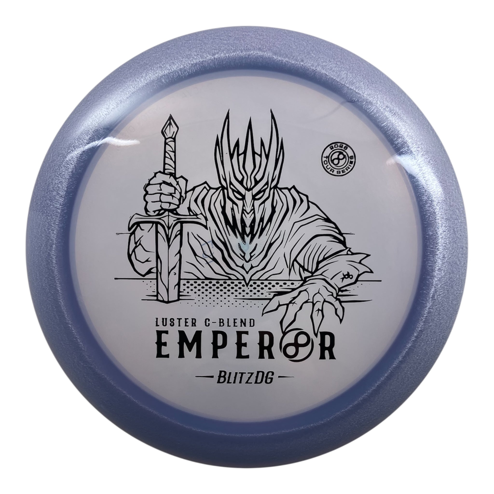 Infinite Discs Emperor | Luster C-Blend | Blue/Black 167g (BlitzDG) Disc Golf