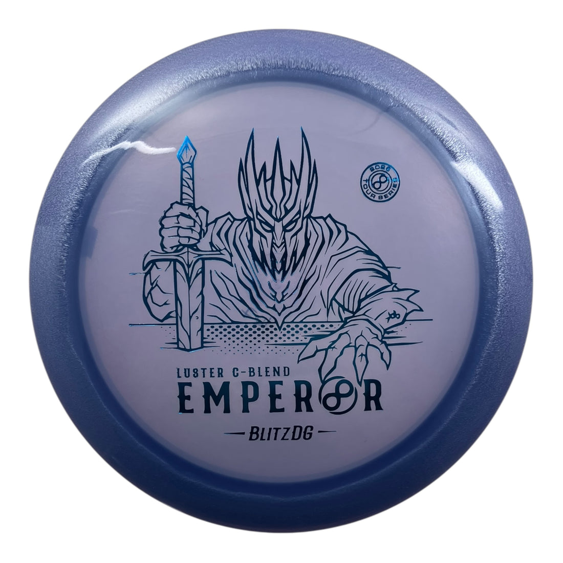 Infinite Discs Emperor | Luster C-Blend | Blue/Blue 167g (BlitzDG) Disc Golf