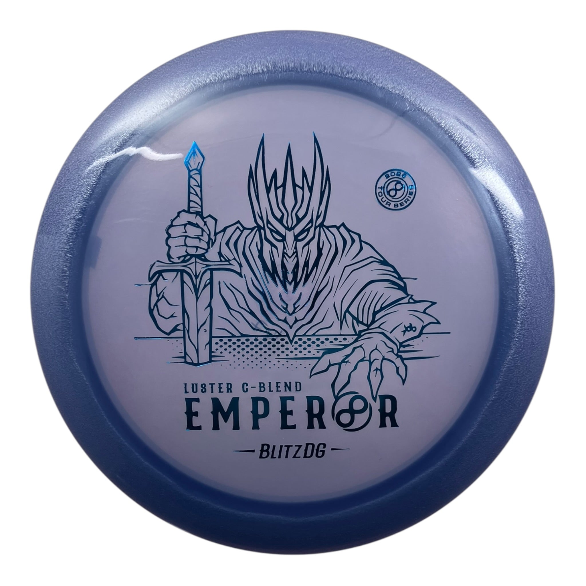 Infinite Discs Emperor | Luster C-Blend | Blue/Blue 167g (BlitzDG) Disc Golf