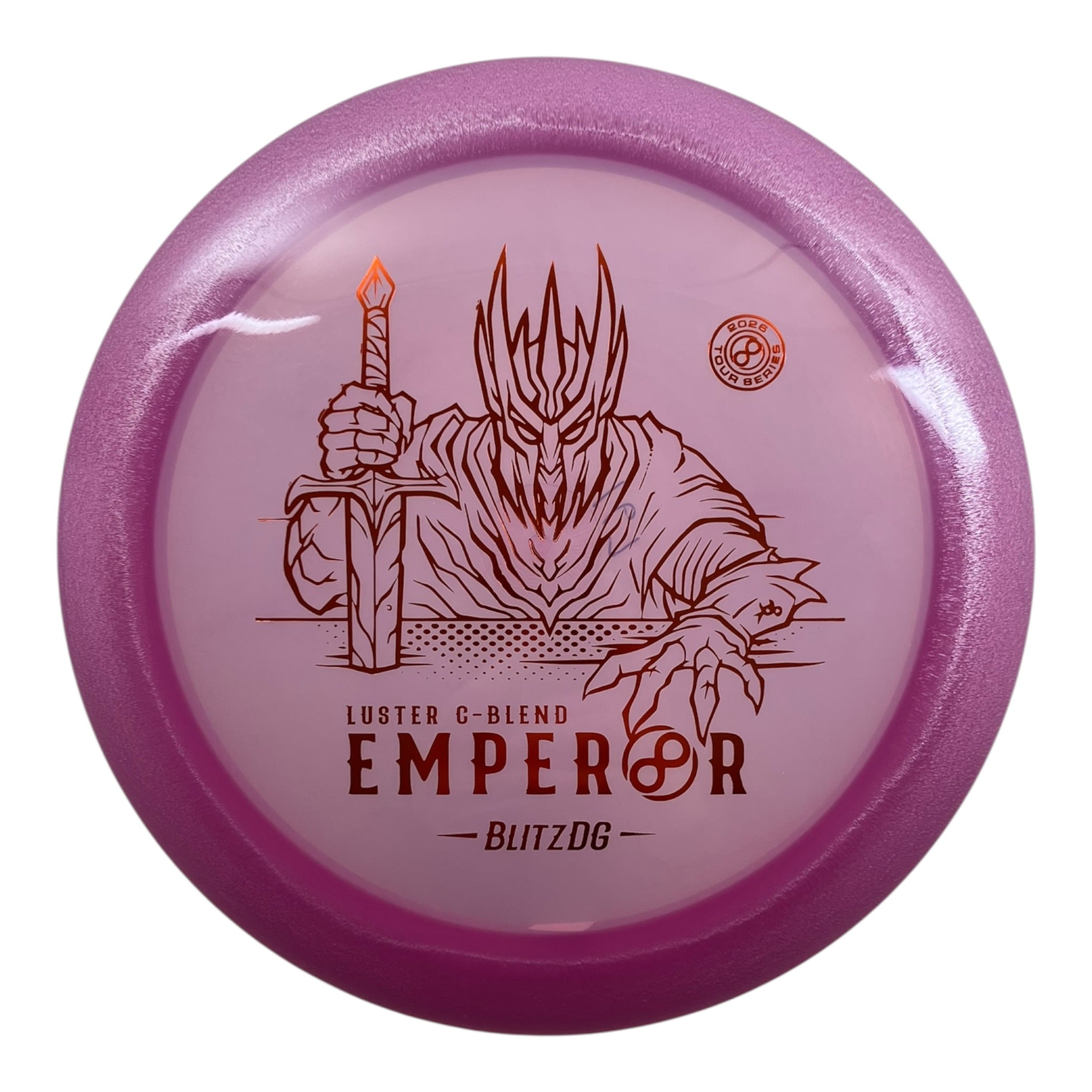 Infinite Discs Emperor | Luster C-Blend | Pink/Bronze 167g (BlitzDG) Disc Golf