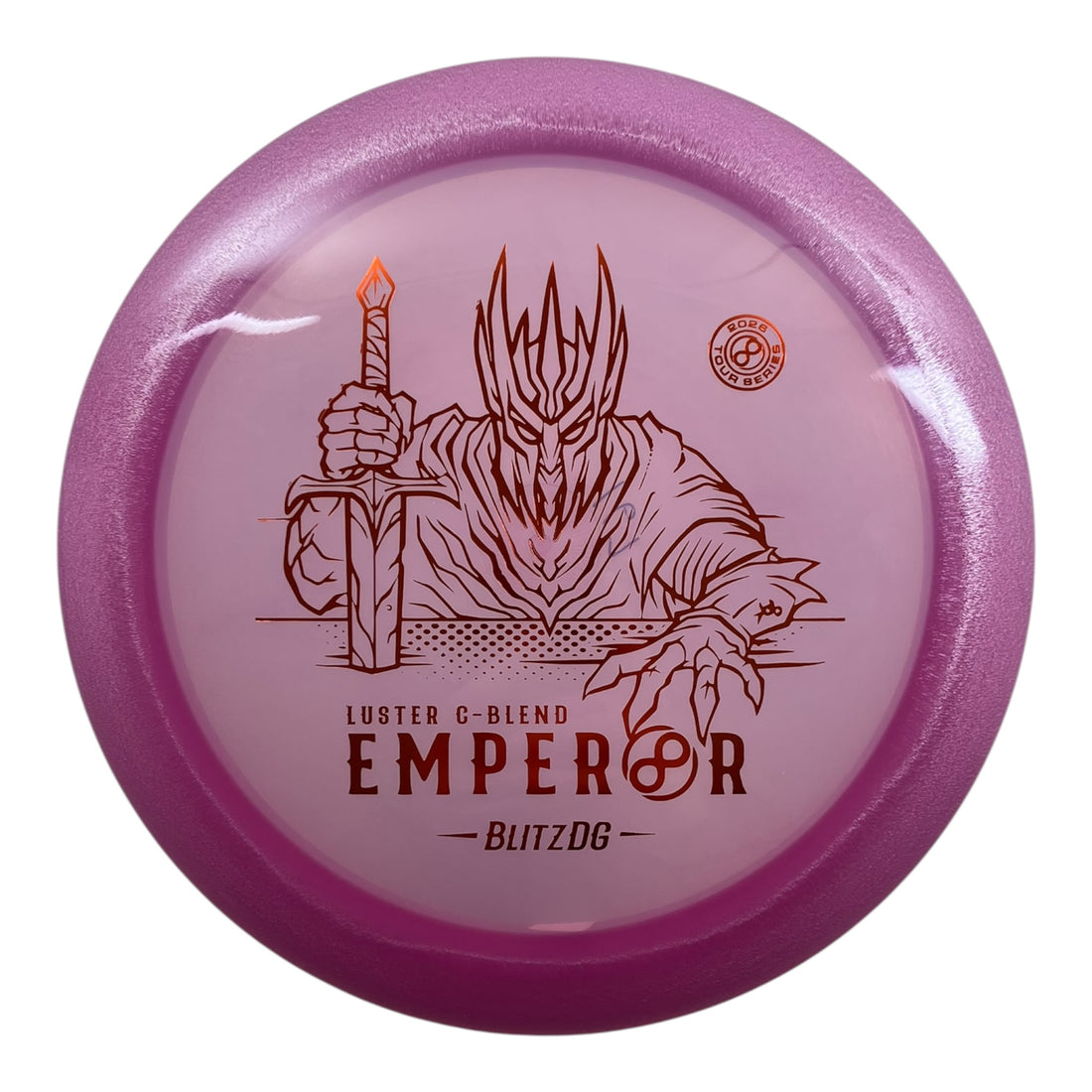Infinite Discs Emperor | Luster C-Blend | Pink/Bronze 167g (BlitzDG) Disc Golf