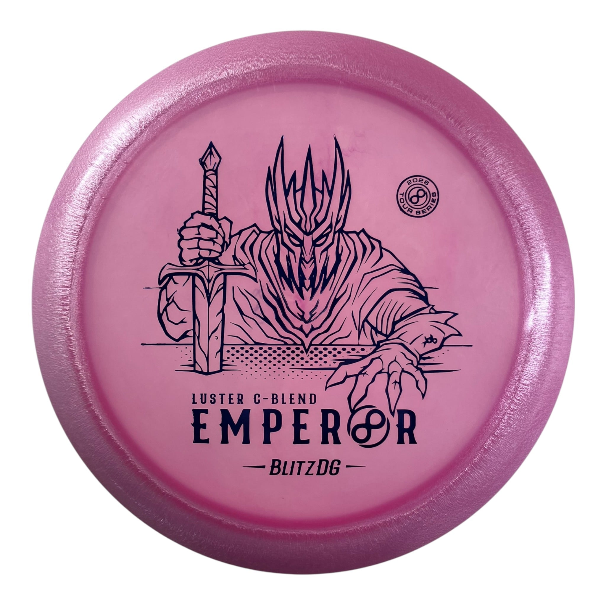 Infinite Discs Emperor | Luster C-Blend | Purple/Blue 168-171g (BlitzDG) Disc Golf