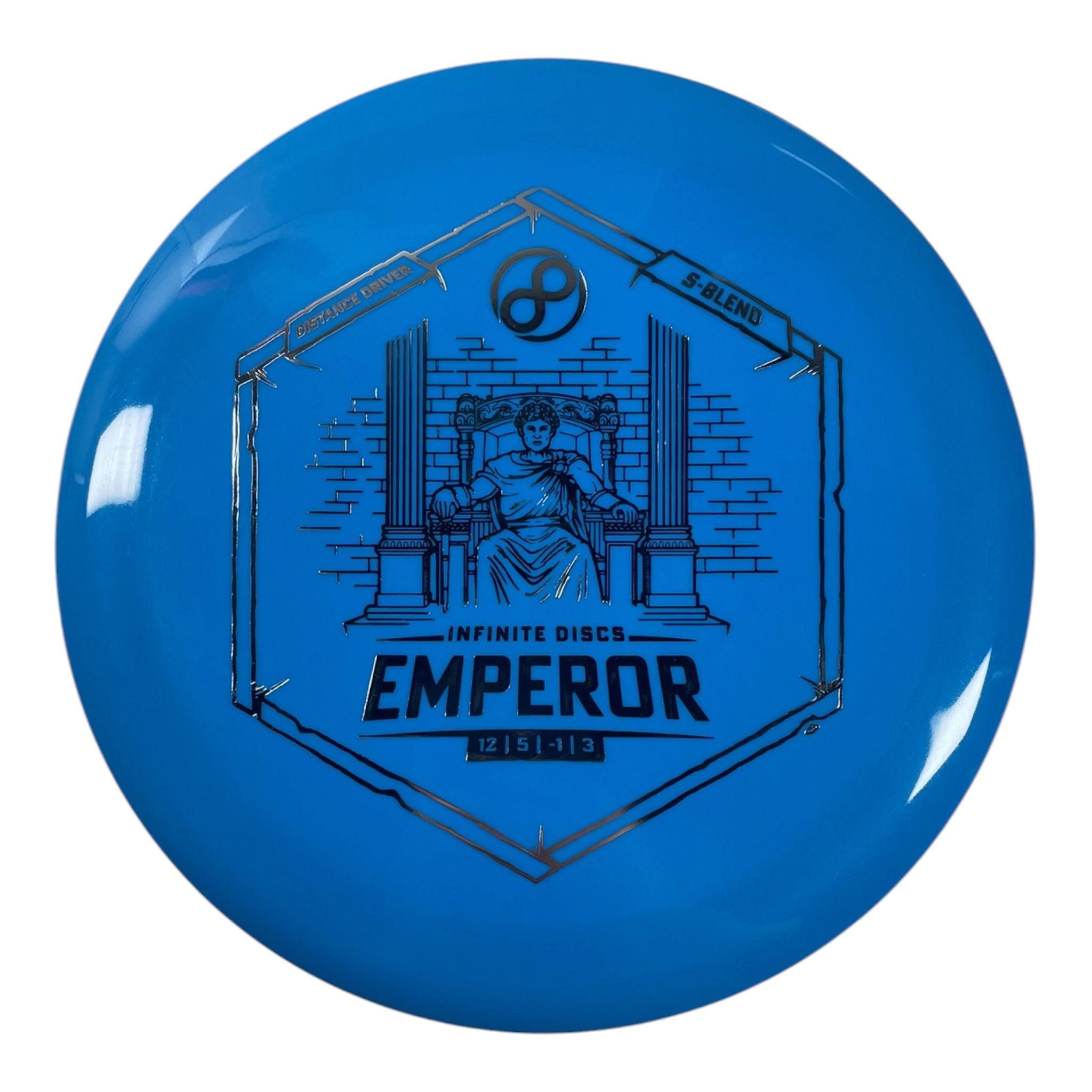 Infinite Discs Emperor | S-blend | Blue/Silver 171g Disc Golf
