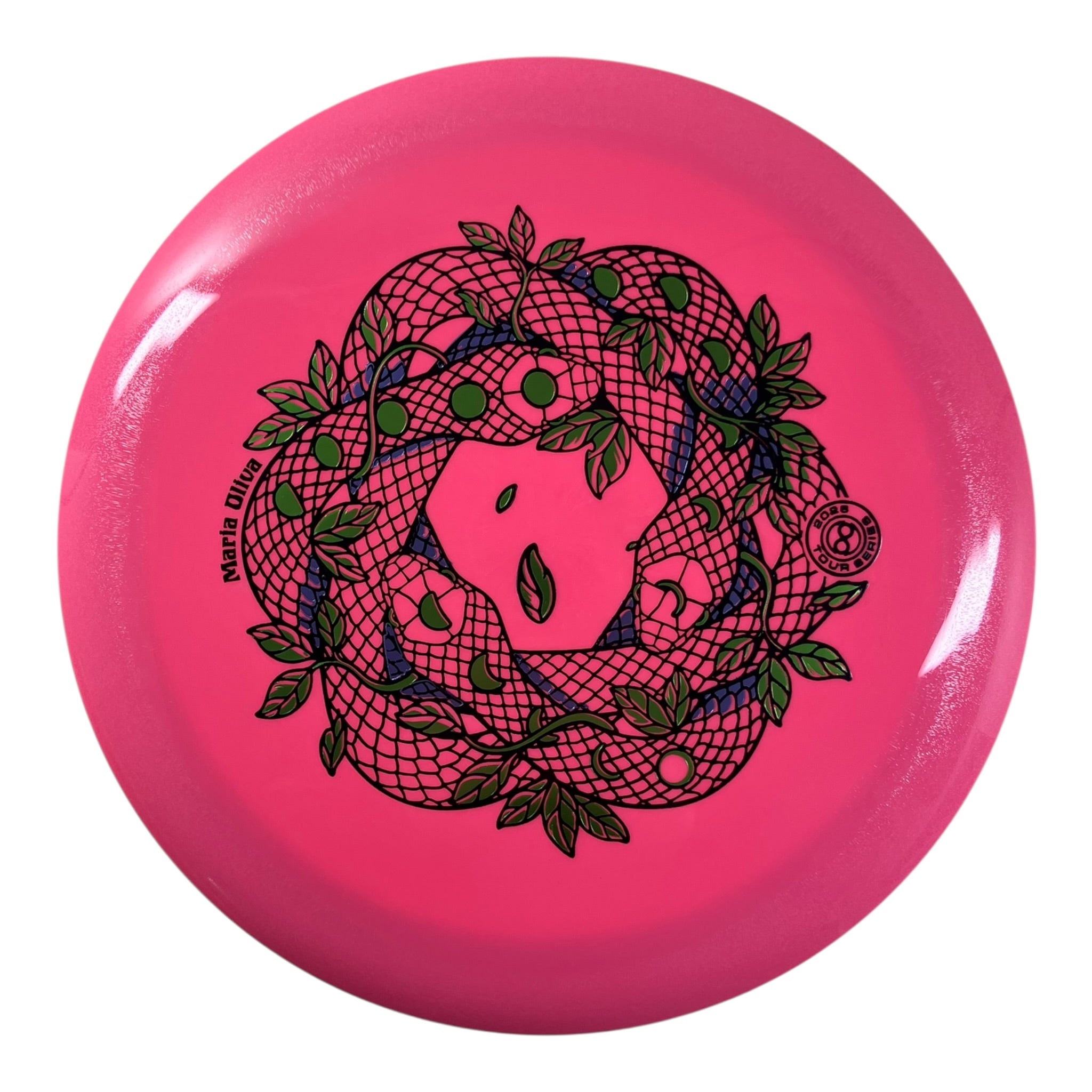 Infinite Discs Emperor | S-blend | Pink/Green 170-173g (Maria Oliva) Disc Golf