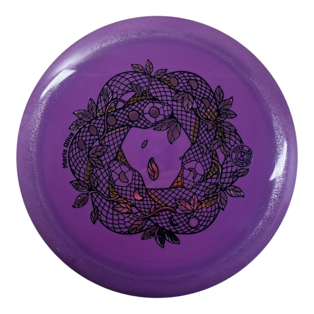 Infinite Discs Emperor | S-blend | Purple/Gold 167-169g (Maria Oliva) Disc Golf