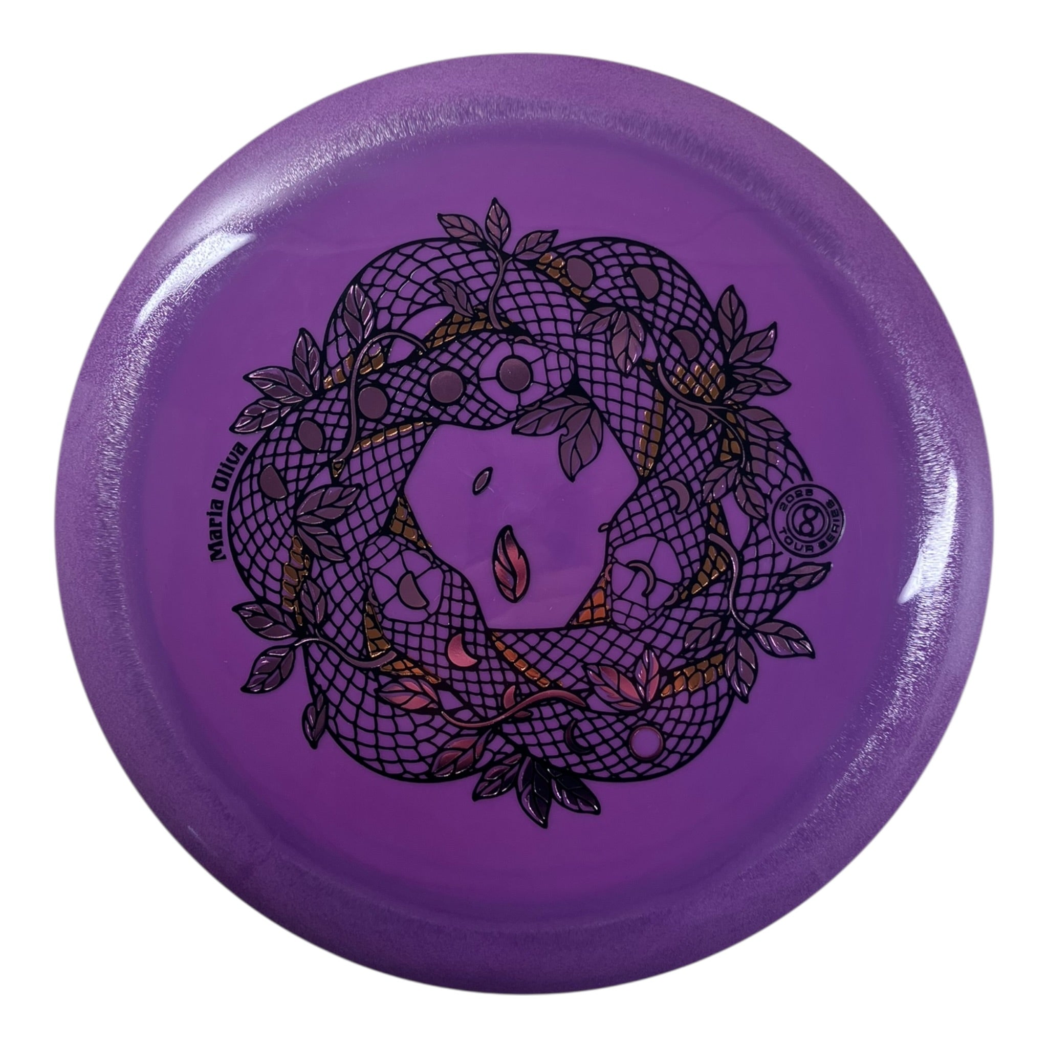 Infinite Discs Emperor | S-blend | Purple/Gold 167-169g (Maria Oliva) Disc Golf