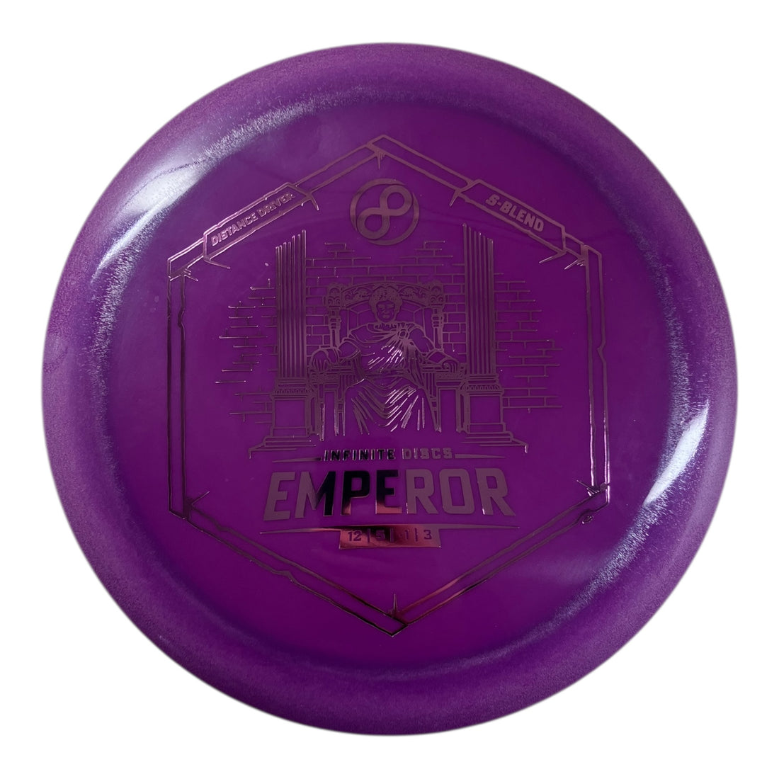 Infinite Discs Emperor | S-blend | Purple/Pink 161g Disc Golf