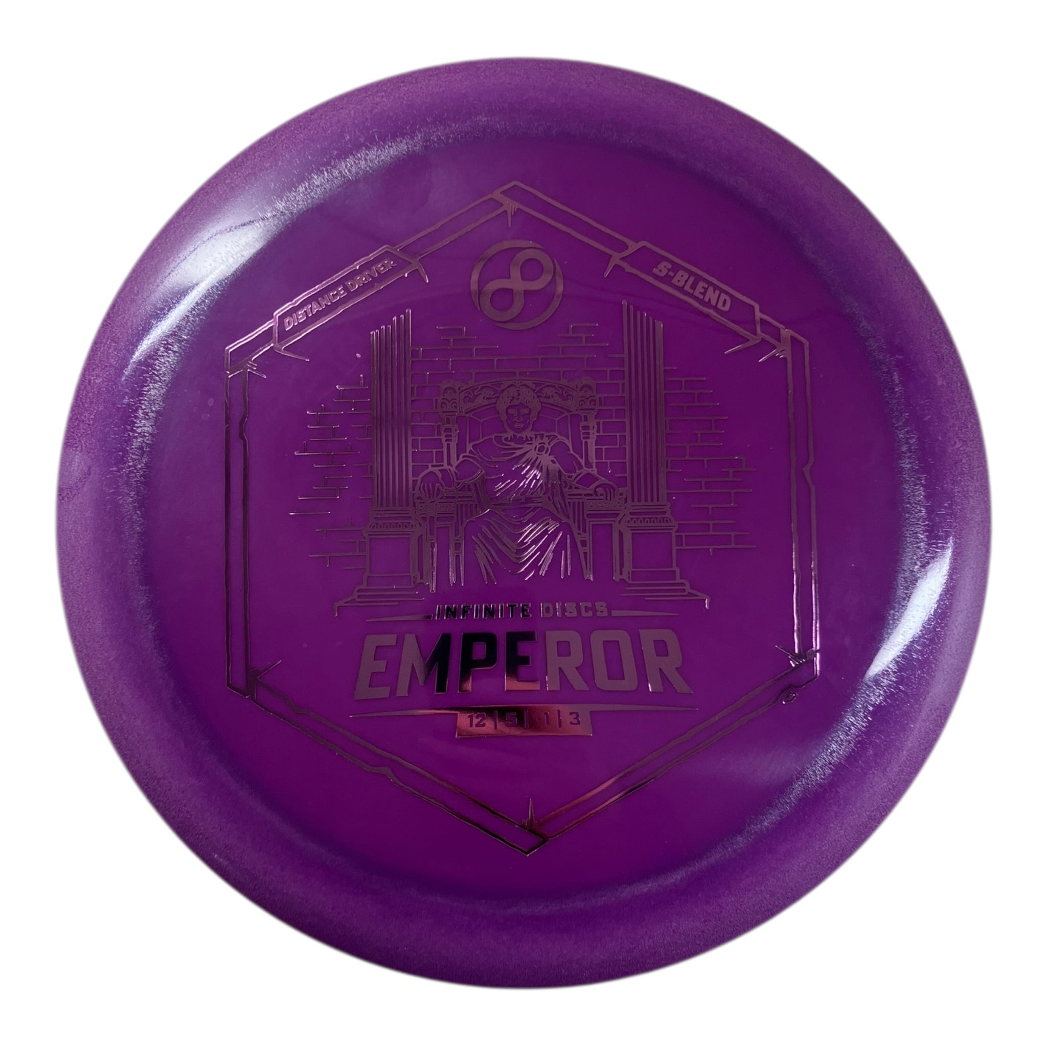 Infinite Discs Emperor | S-blend | Purple/Pink 161g Disc Golf