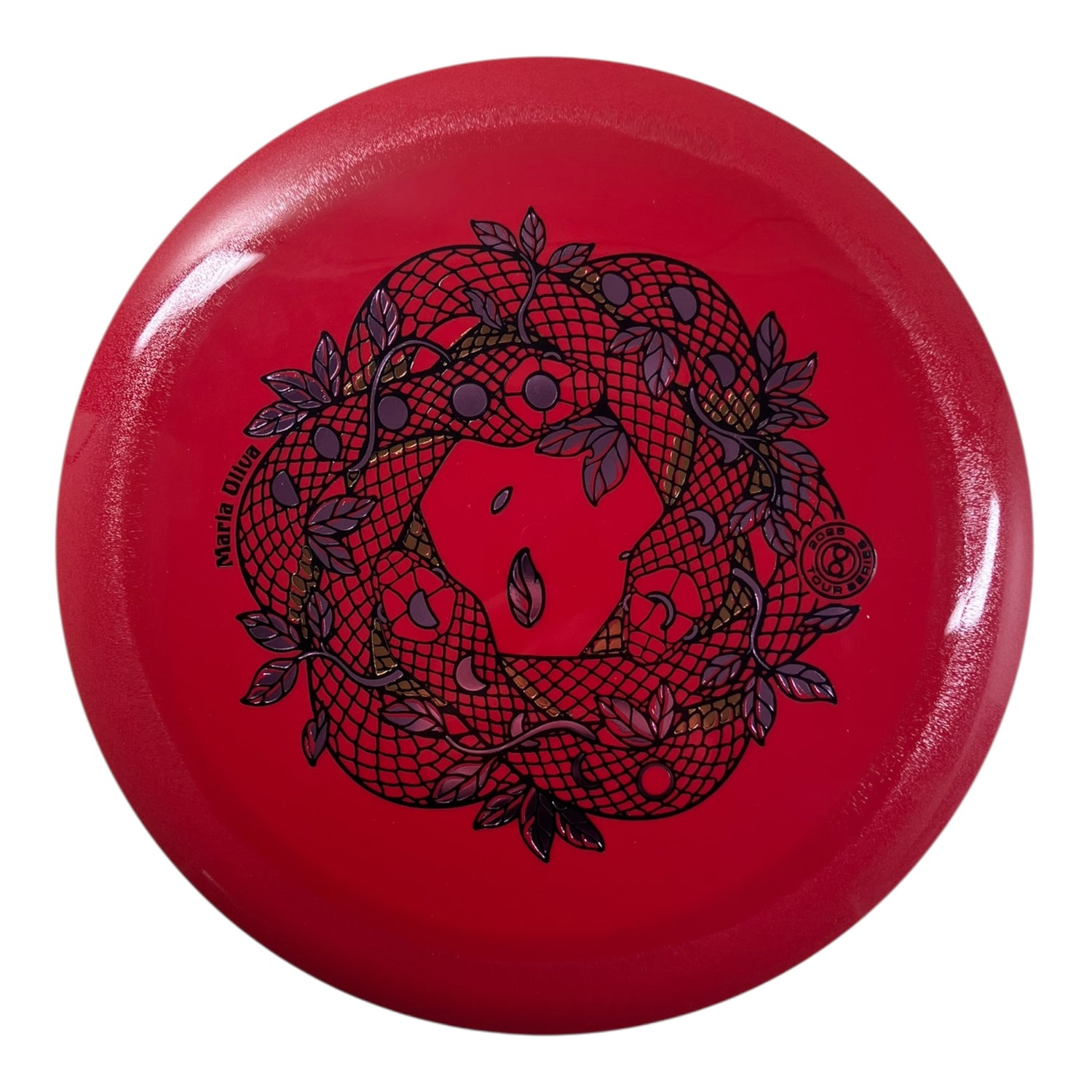 Infinite Discs Emperor | S-blend | Red/Gold 167-168g (Maria Oliva) Disc Golf