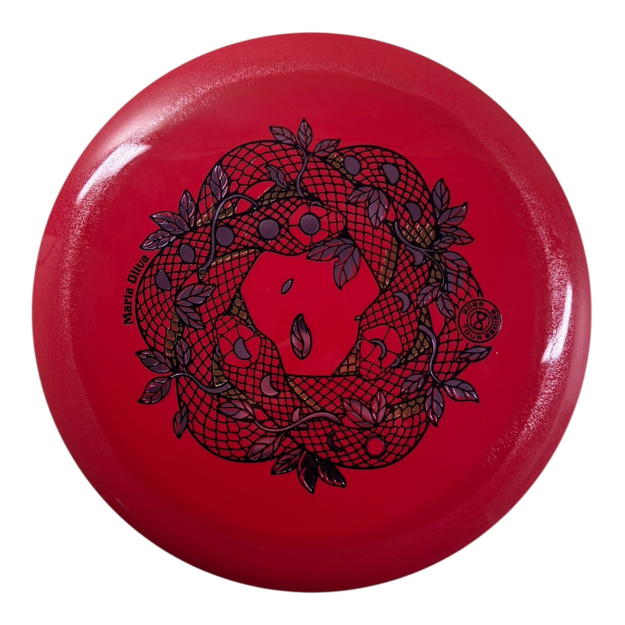 Infinite Discs Emperor | S-blend | Red/Gold 167-168g (Maria Oliva) Disc Golf