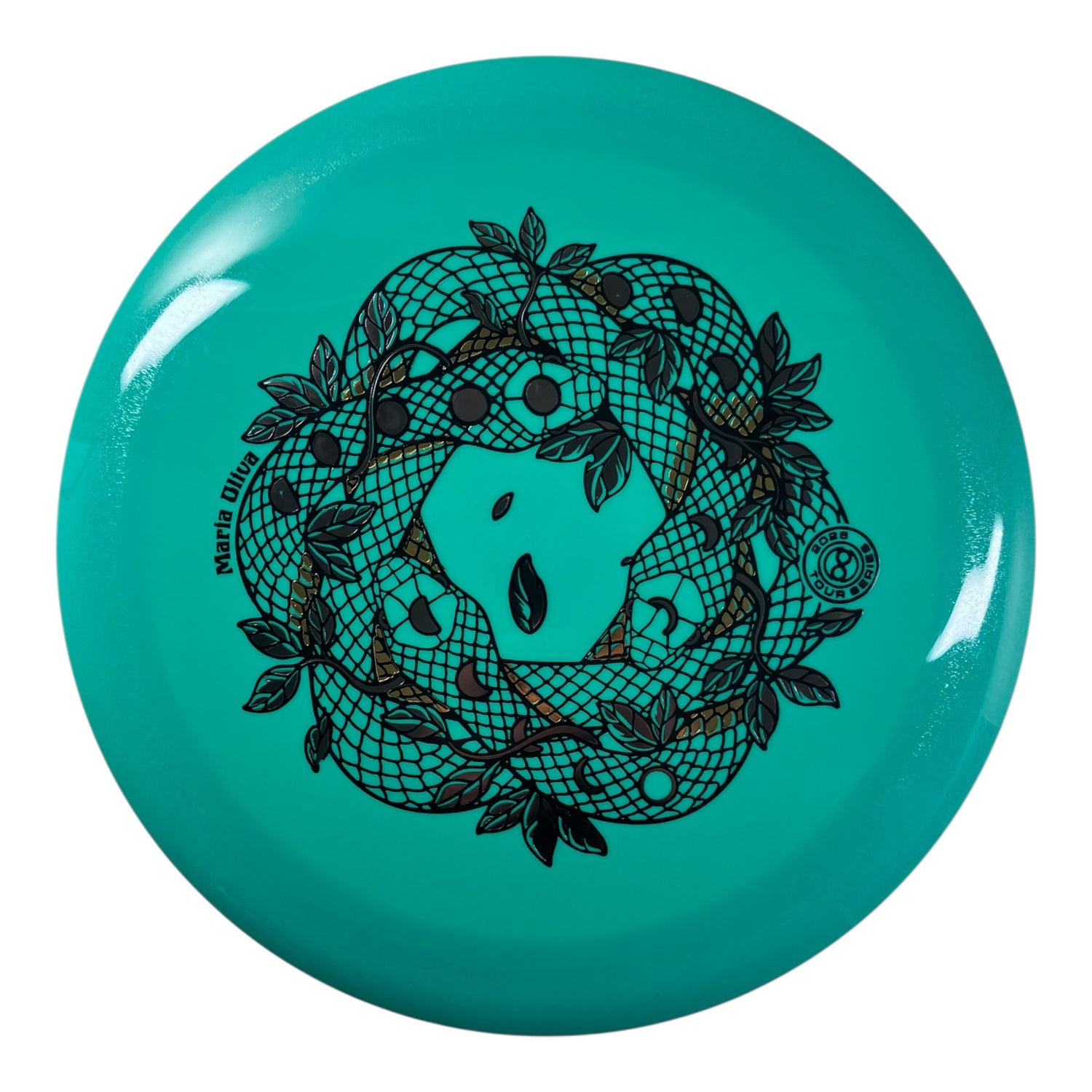 Infinite Discs Emperor | S-blend | Teal/Gold/Silver 170-171g (Maria Oliva) Disc Golf