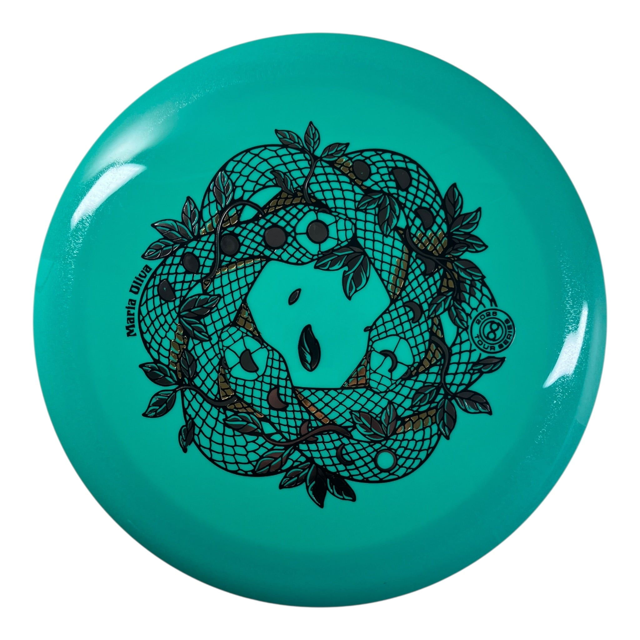 Infinite Discs Emperor | S-blend | Teal/Gold/Silver 170-171g (Maria Oliva) Disc Golf