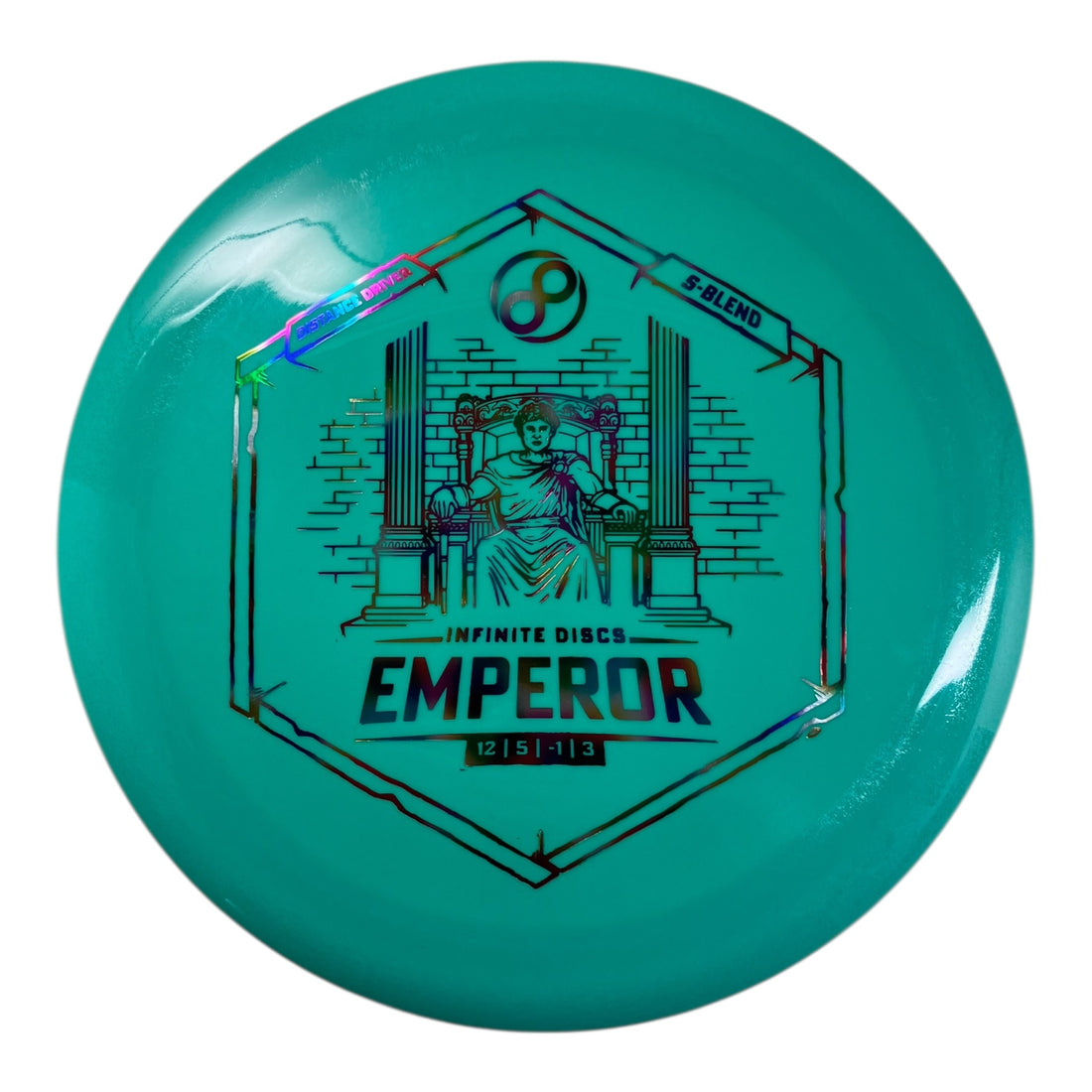 Infinite Discs Emperor | S-blend | Teal/Jellybean 168g Disc Golf