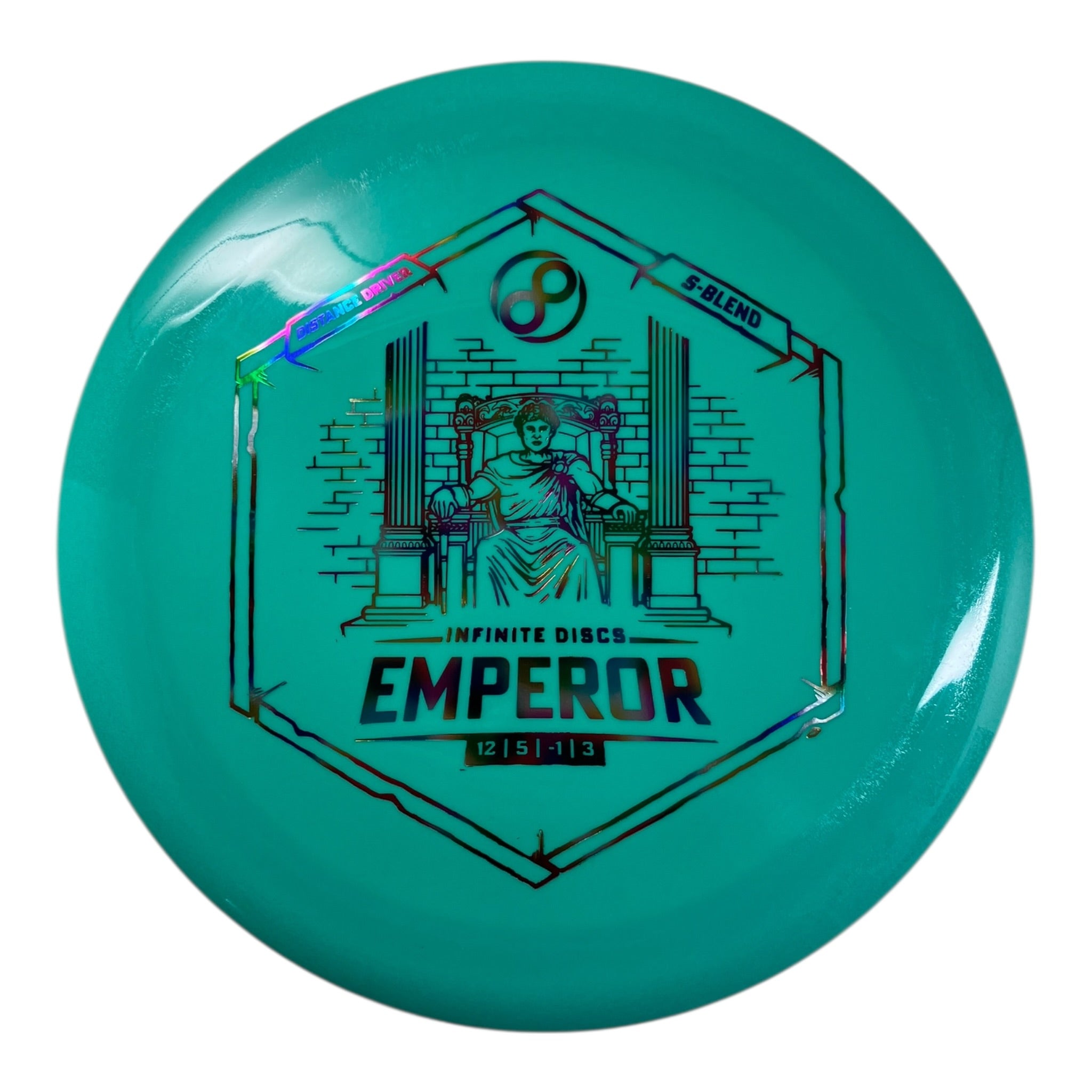 Infinite Discs Emperor | S-blend | Teal/Jellybean 168g Disc Golf