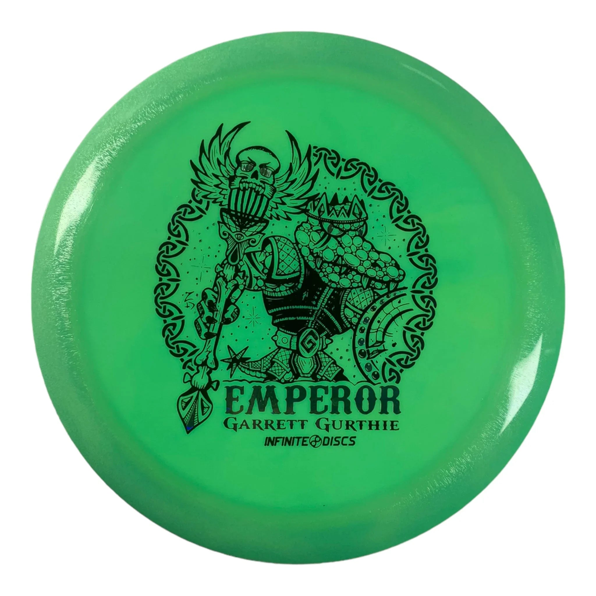 Infinite Discs Emperor | Swirly S - Blend | Green/Purple 167g (Garrett Gurthie) Disc Golf