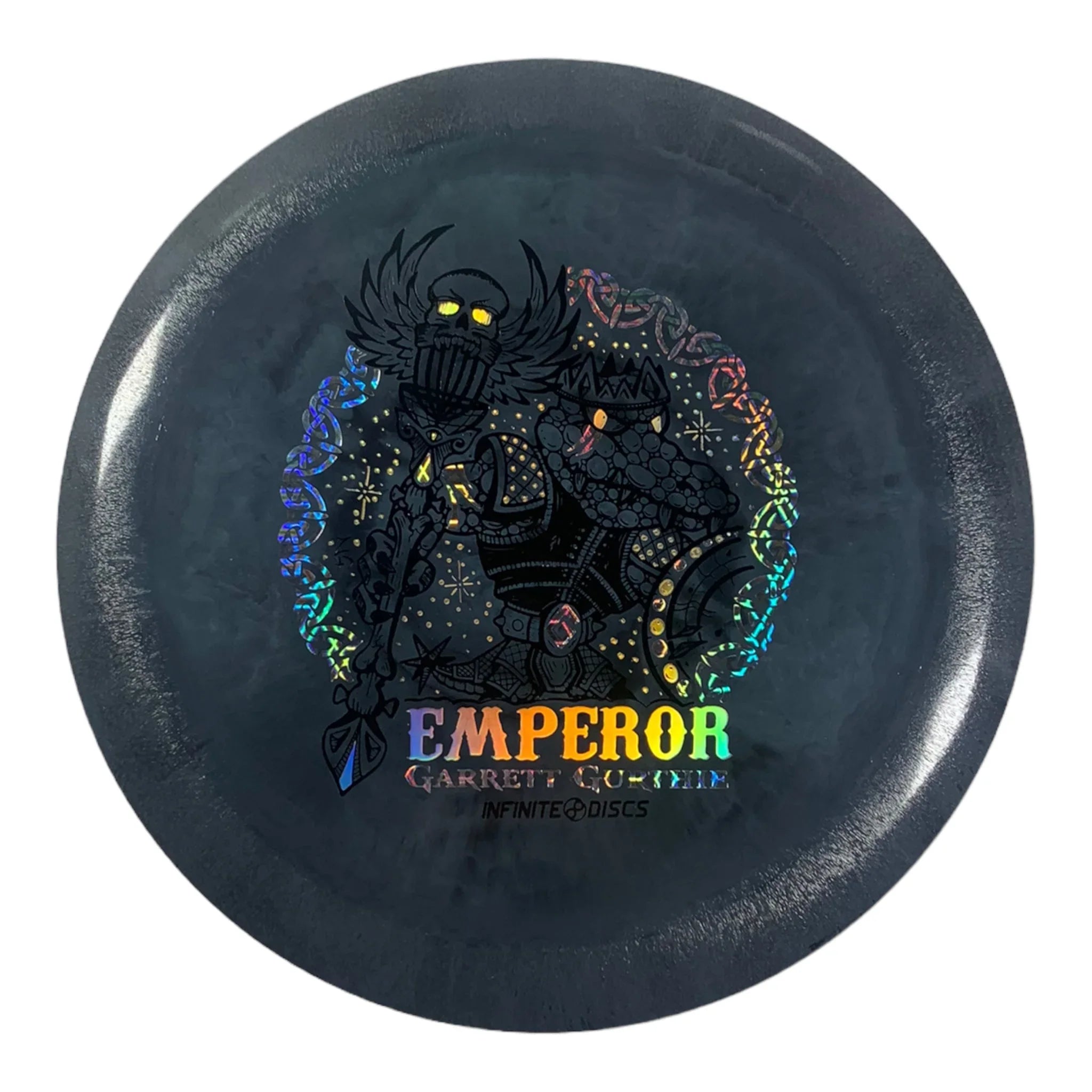 Infinite Discs Emperor | Swirly S - Blend | Grey/Holo 167g (Garrett Gurthie) Disc Golf