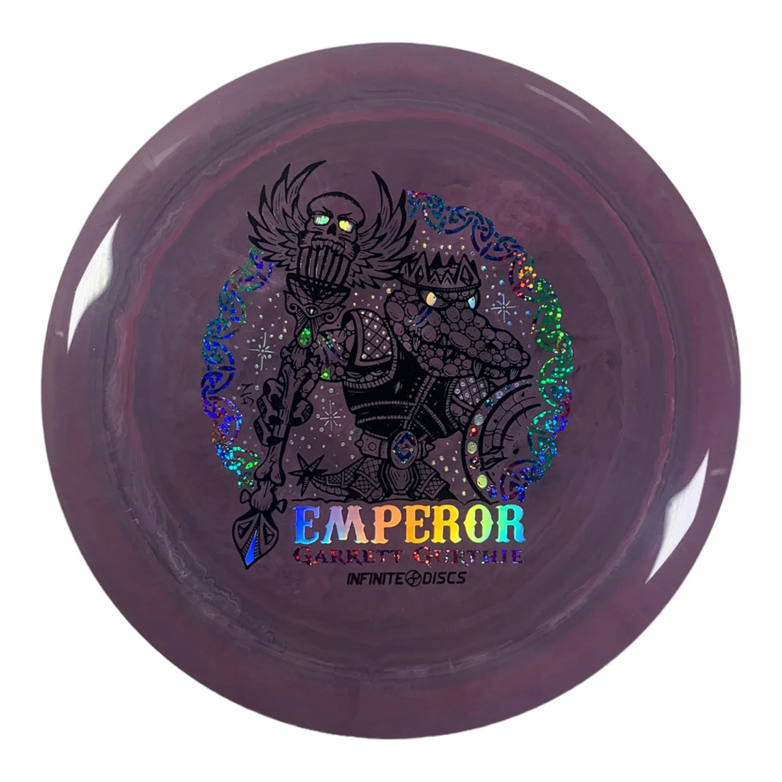 Infinite Discs Emperor | Swirly S - Blend | Purple/Rainbow 173g (Garrett Gurthie) Disc Golf