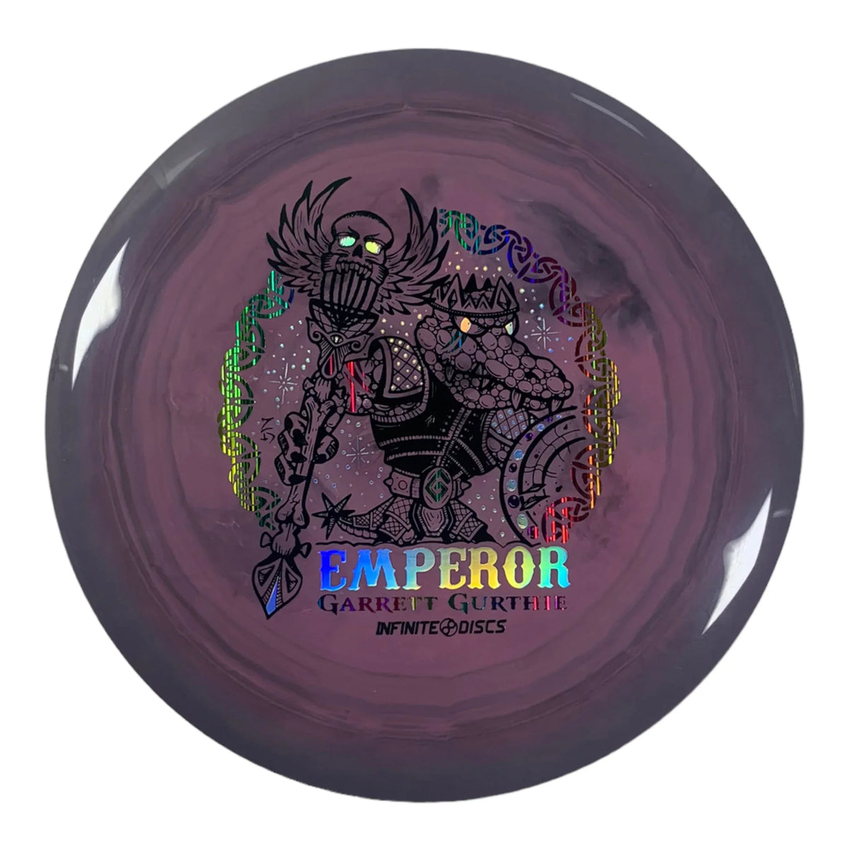 Infinite Discs Emperor | Swirly S - Blend | Purple/Rainbow 173g (Garrett Gurthie) Disc Golf