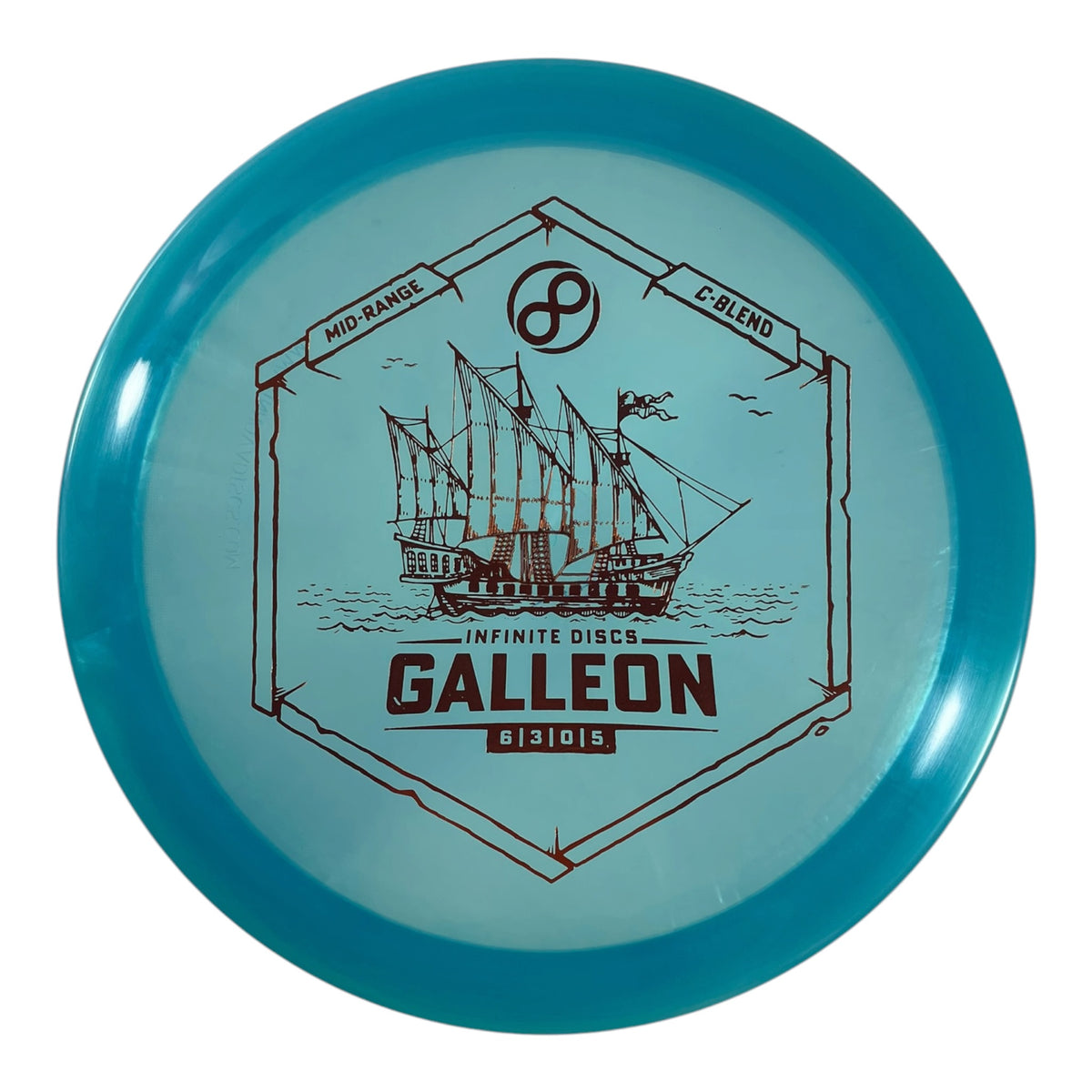 Infinite Discs Galleon | C-Blend | Blue/Orange 173g Disc Golf