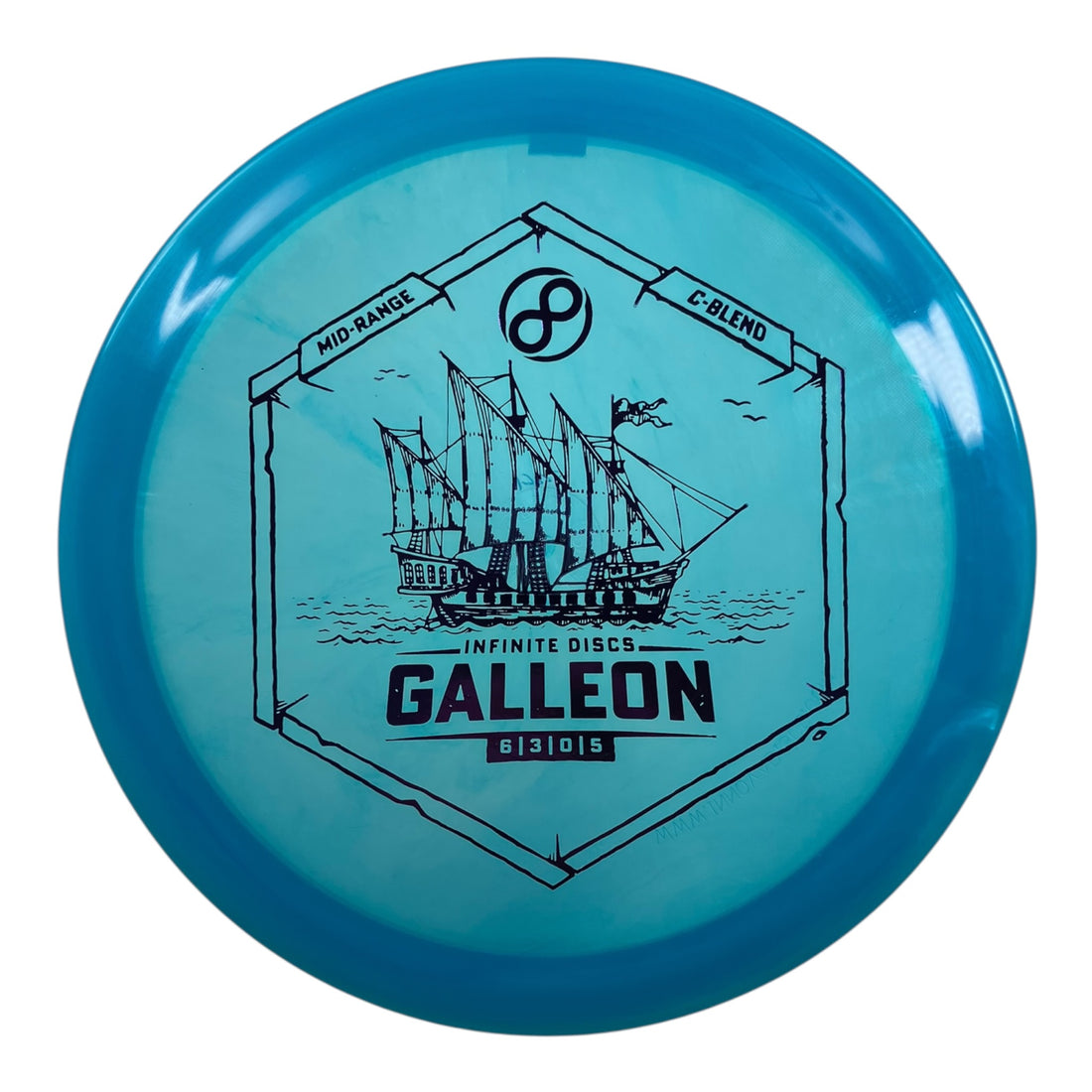 Infinite Discs Galleon | C-Blend | Blue/Purple 175g Disc Golf