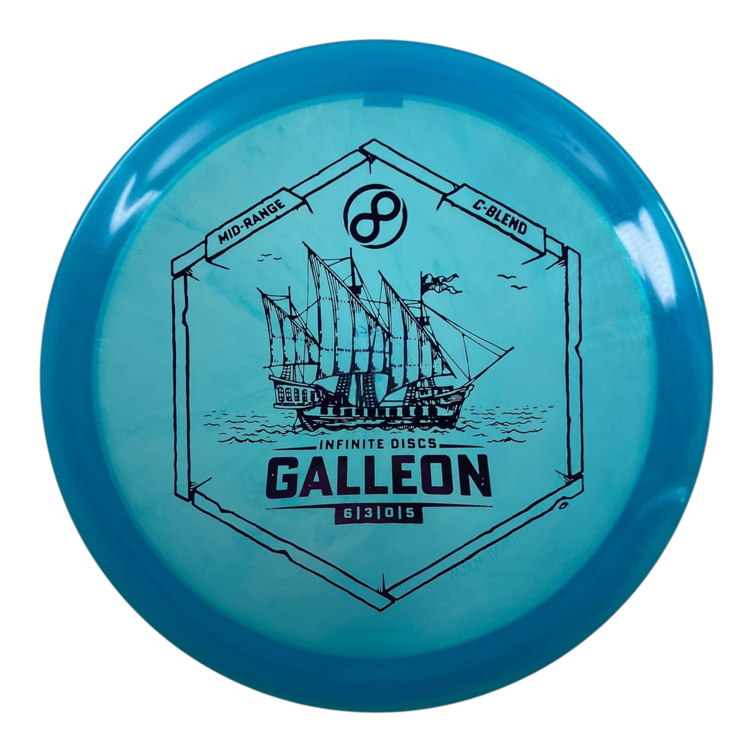 Infinite Discs Galleon | C-Blend | Blue/Purple 175g Disc Golf