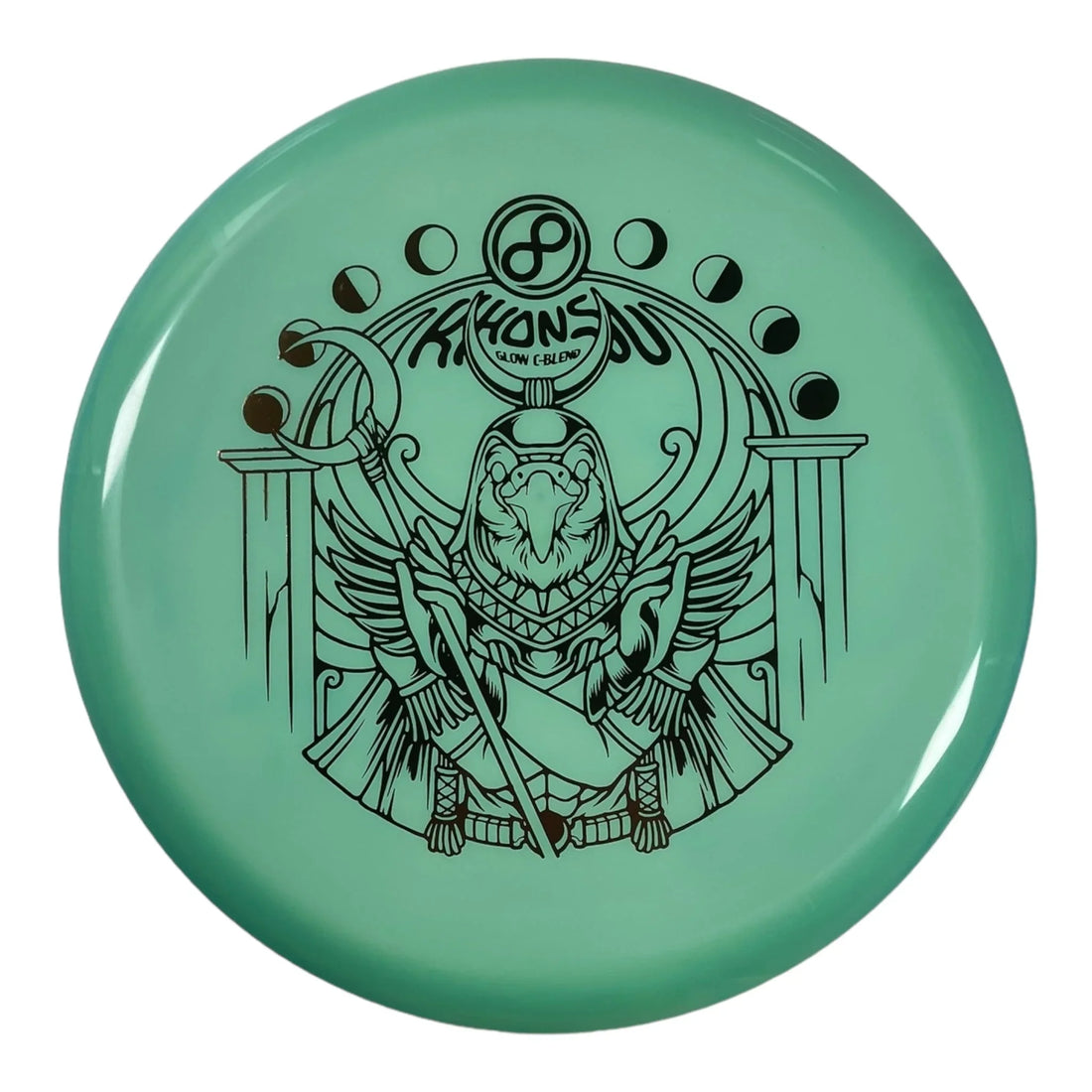 Infinite Discs Khonshu | C - Blend Glow | Blue/Bronze 180g Disc Golf