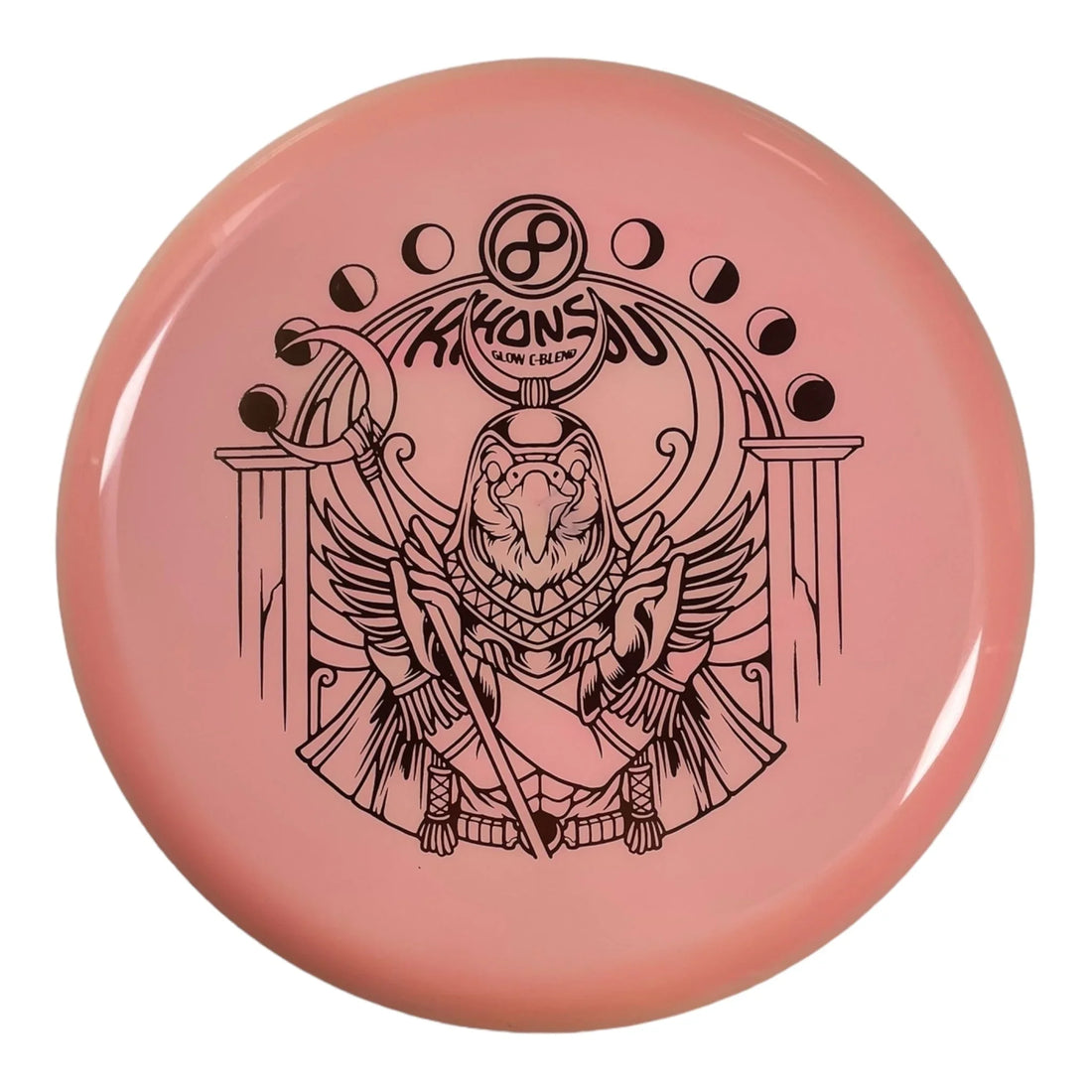 Infinite Discs Khonshu | C - Blend Glow | Pink/Bronze 177g Disc Golf