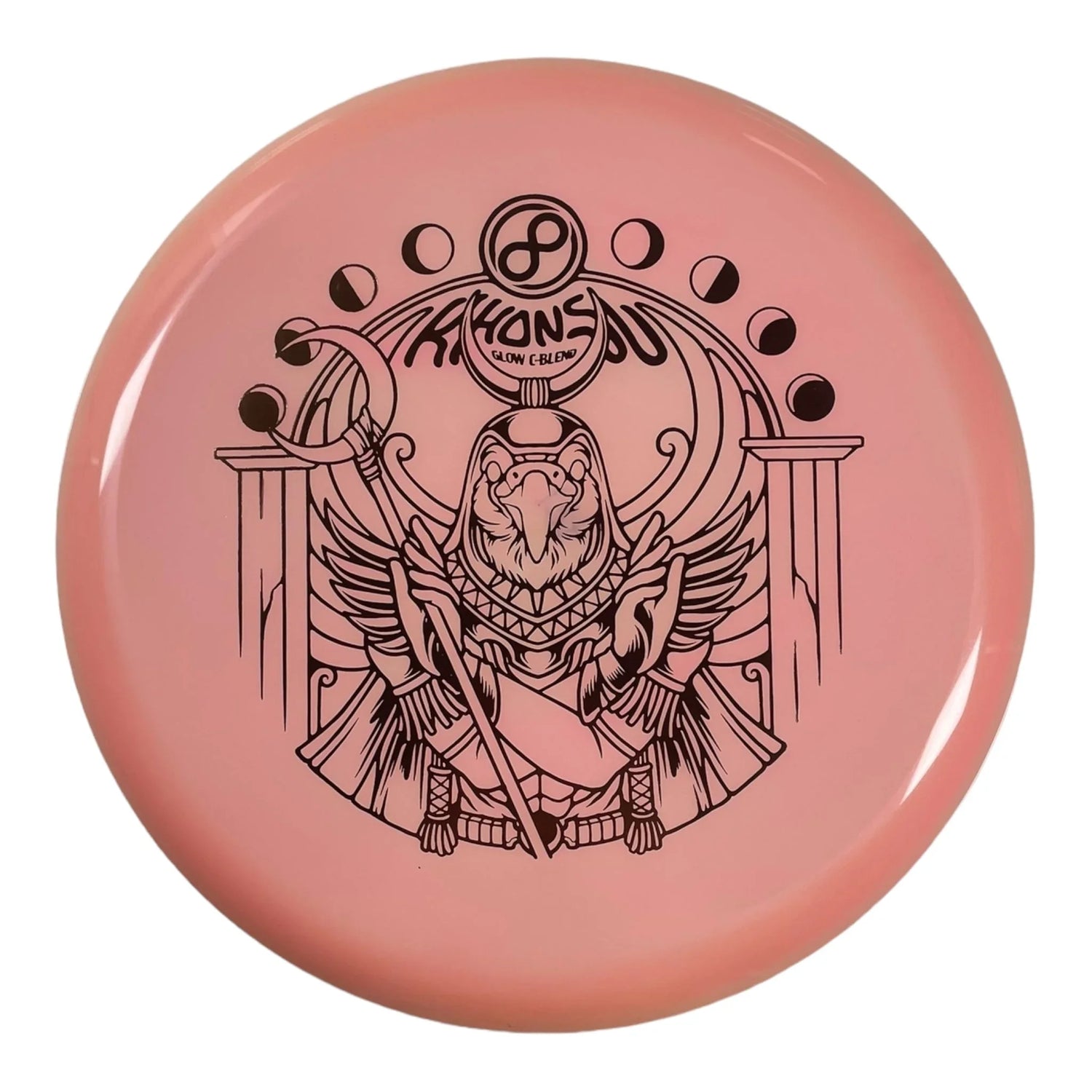 Infinite Discs Khonshu | C - Blend Glow | Pink/Bronze 177g Disc Golf
