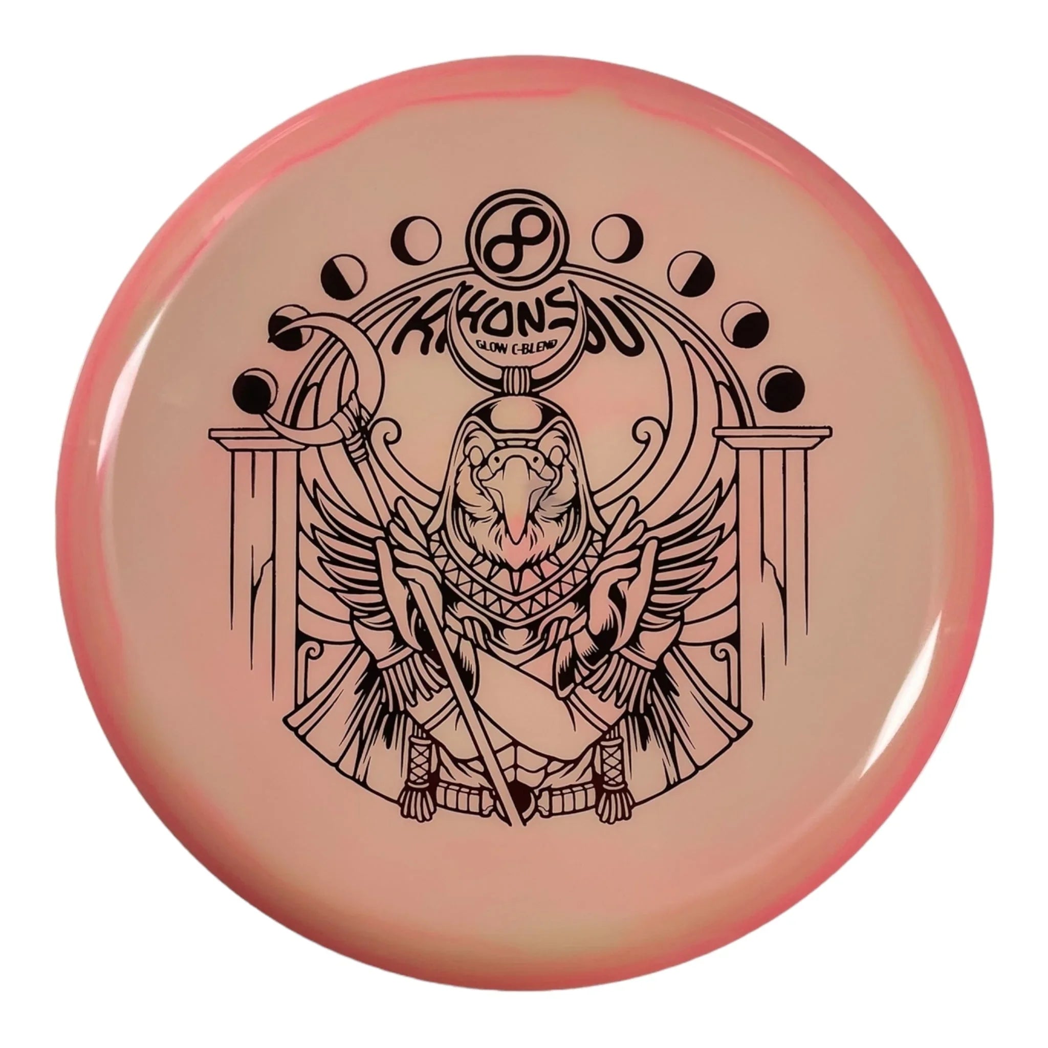 Infinite Discs Khonshu | C - Blend Glow | Pink/Brown 180g Disc Golf