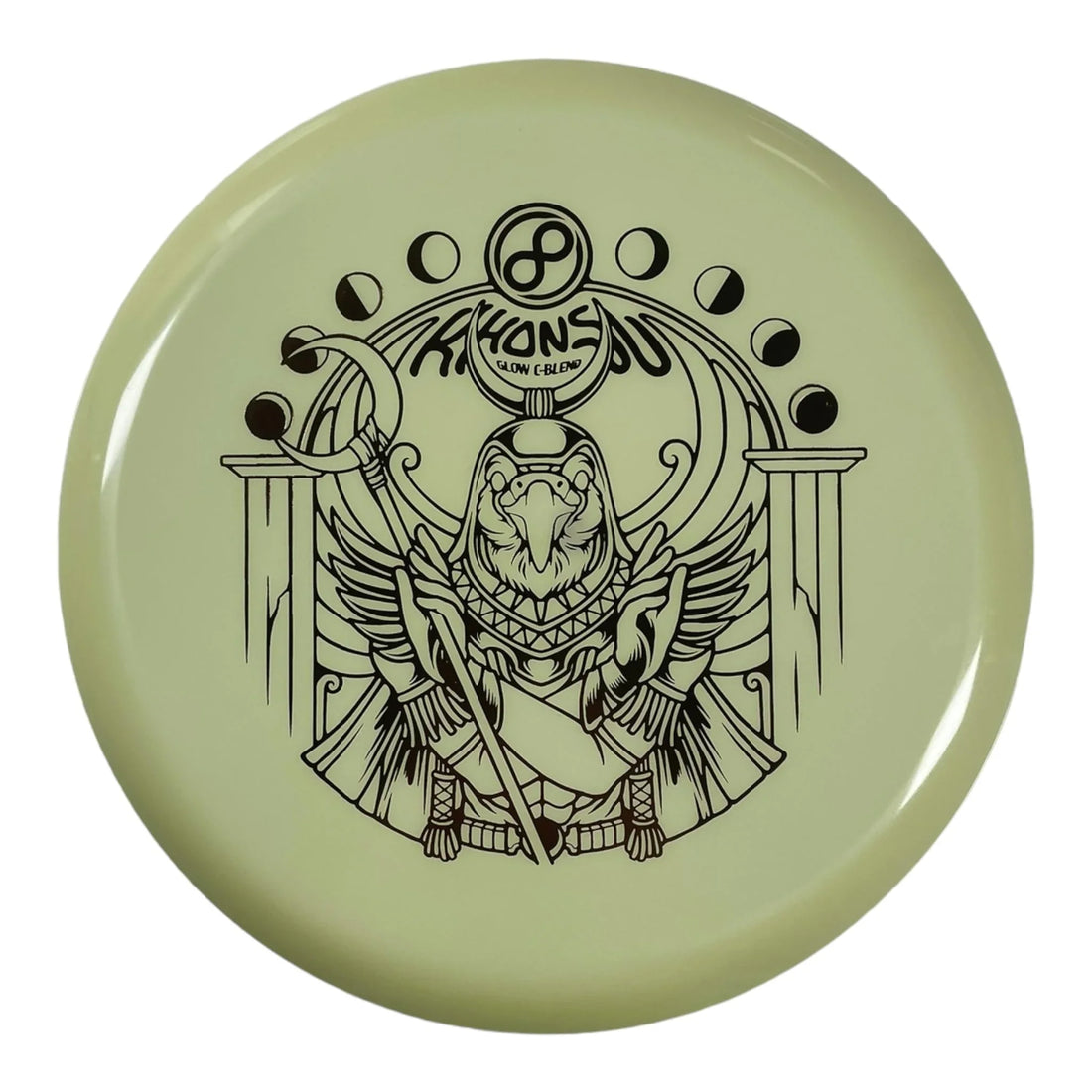 Infinite Discs Khonshu | C - Blend Glow | White/Bronze 180g Disc Golf