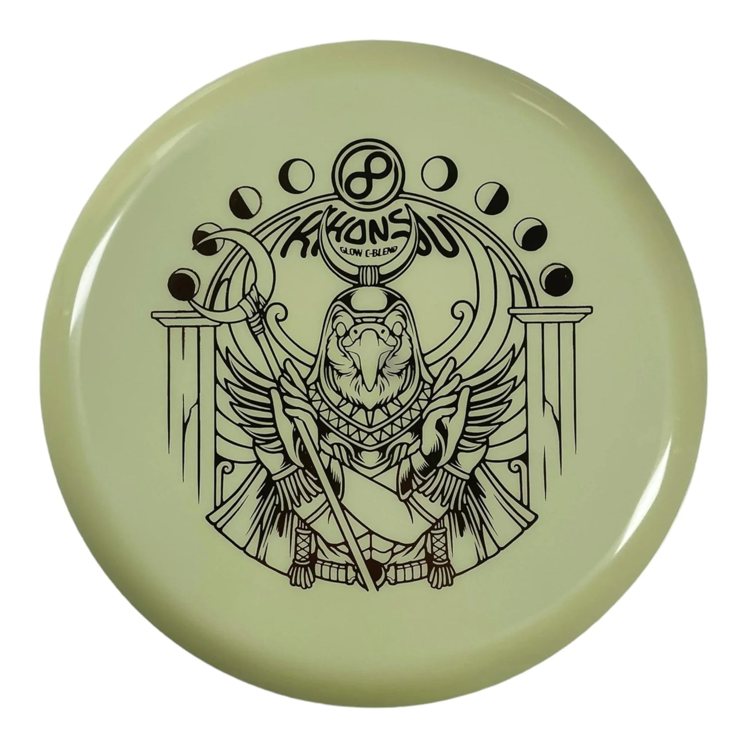 Infinite Discs Khonshu | C - Blend Glow | White/Bronze 180g Disc Golf