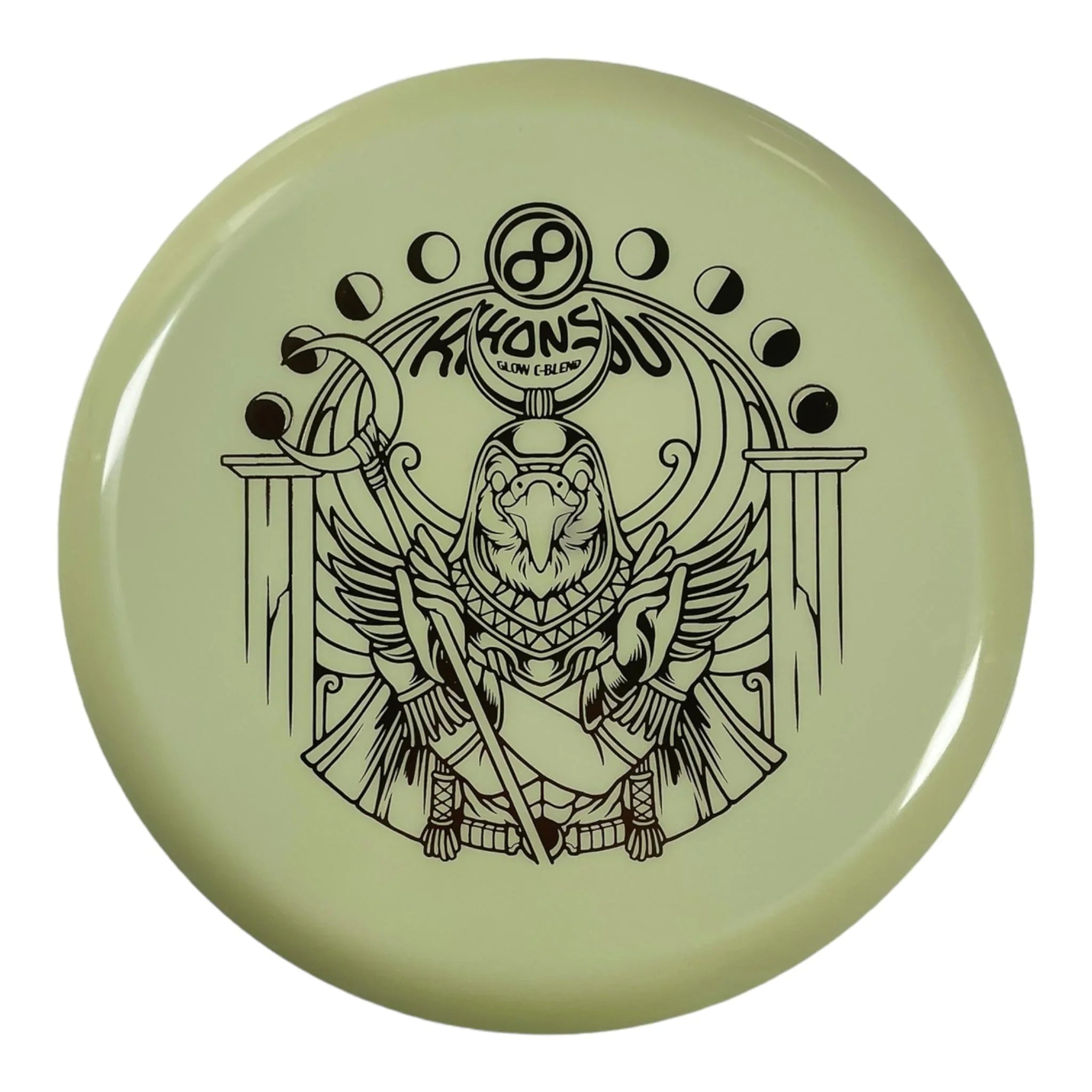 Infinite Discs Khonshu | C - Blend Glow | White/Bronze 180g Disc Golf