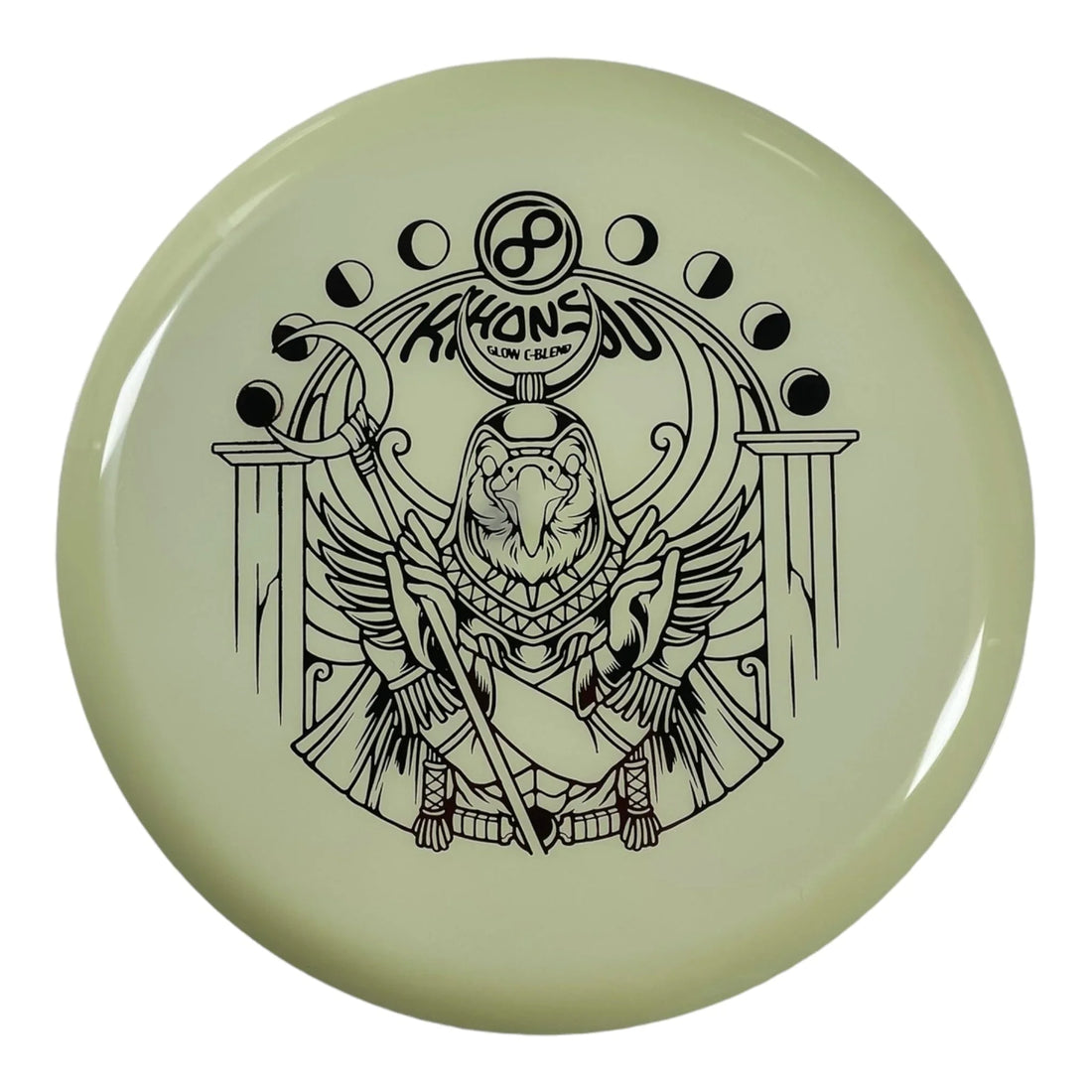 Infinite Discs Khonshu | C - Blend Glow | White/Brown 180g Disc Golf